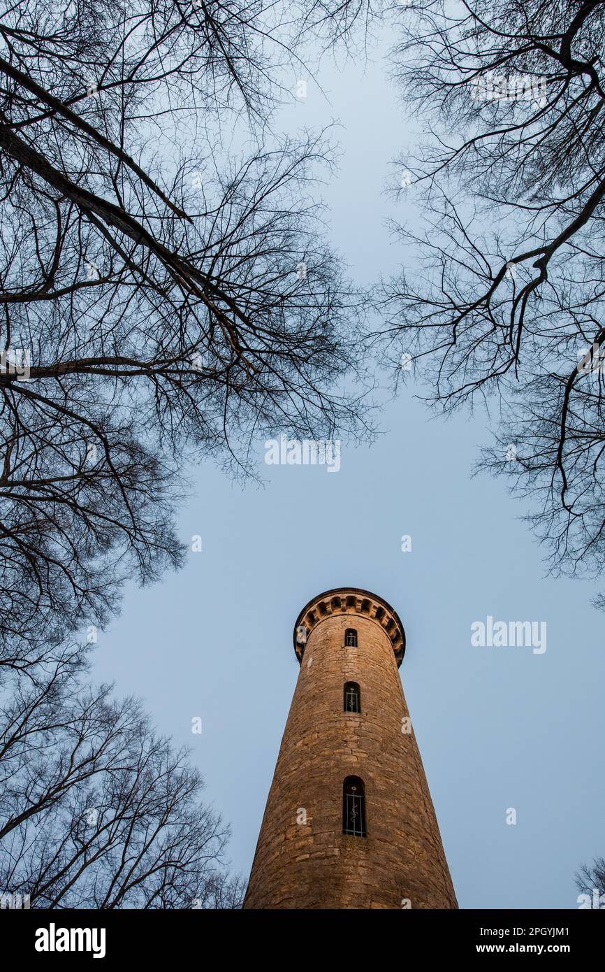 Quedlinburg Bismarck Tower Johanneshain Stock Photo Alamy