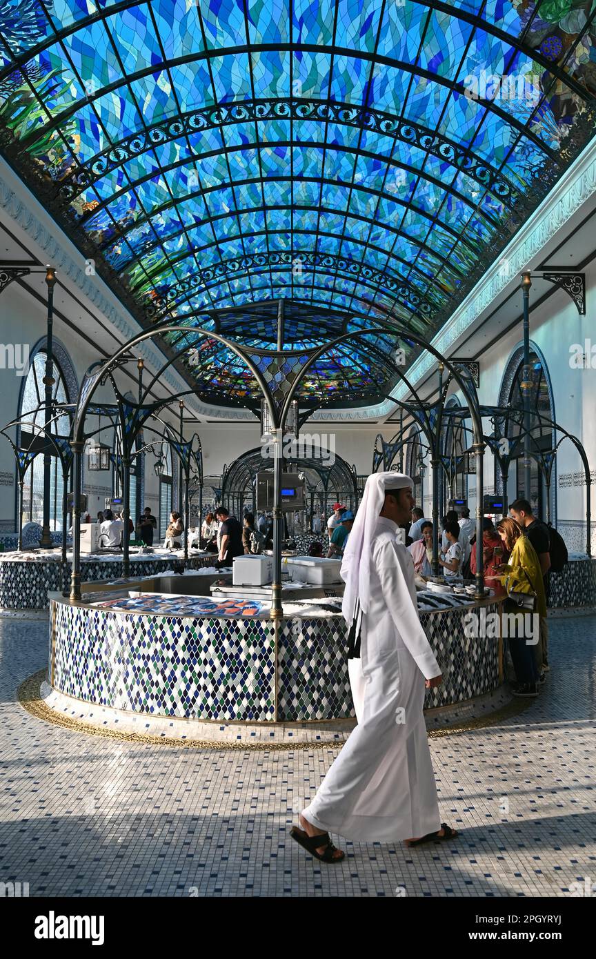 Fish Market Halle Chabra in Mina District, Mia Park, Old Port Doha