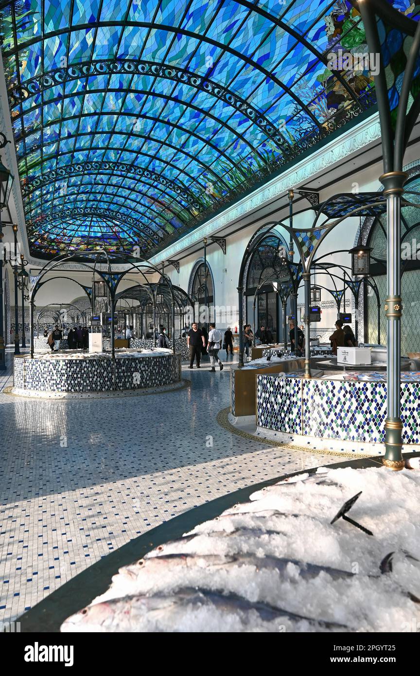 Fish Market Halle Chabra in Mina District, Mia Park, Old Port Doha