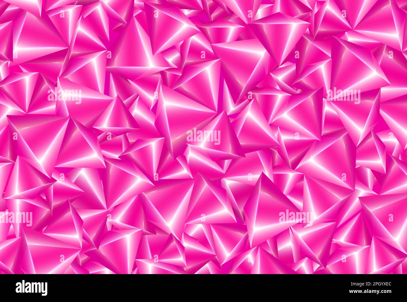 Pink crystal background, can be used for background Stock Vector Image