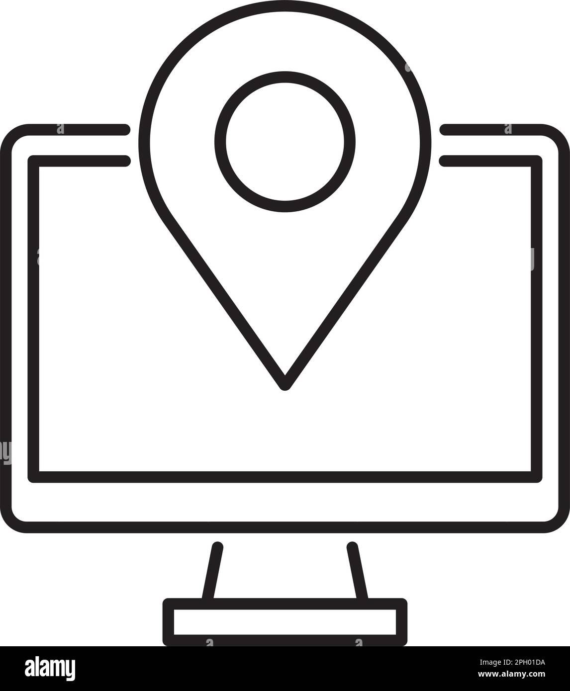 Ip address icon vector vectors Cut Out Stock Images & Pictures - Alamy