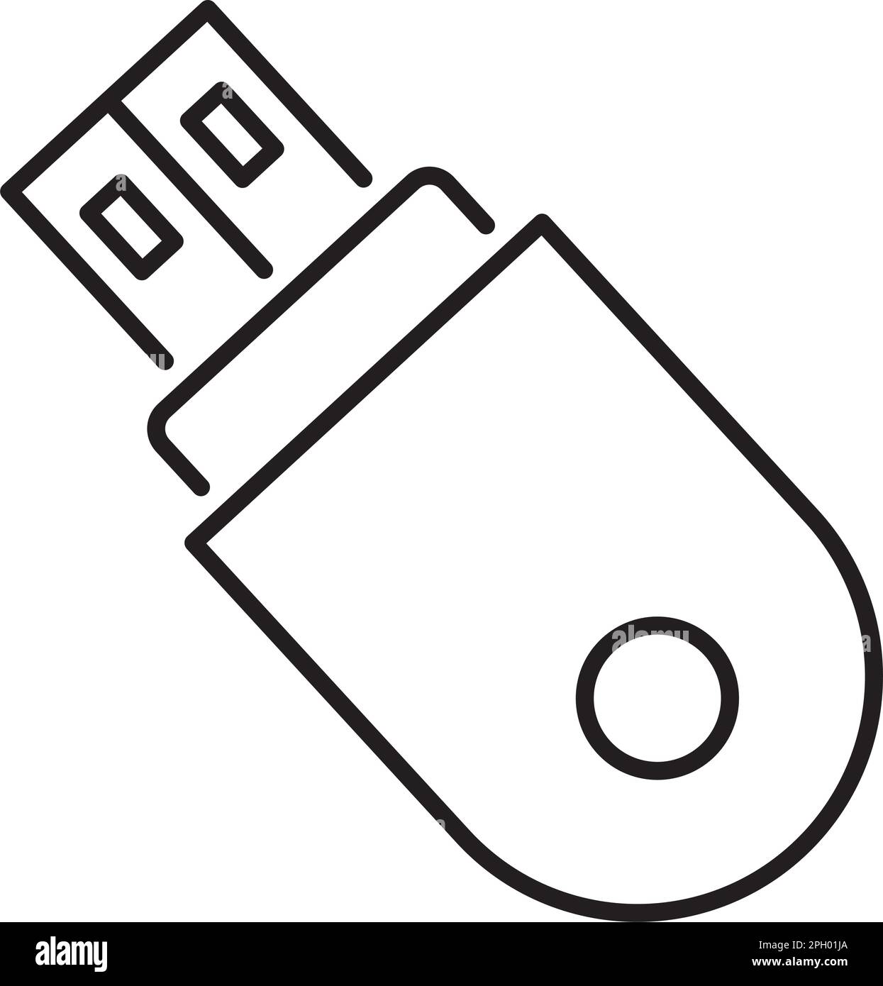 Information technology flash disk vector icon illustration Stock Vector ...