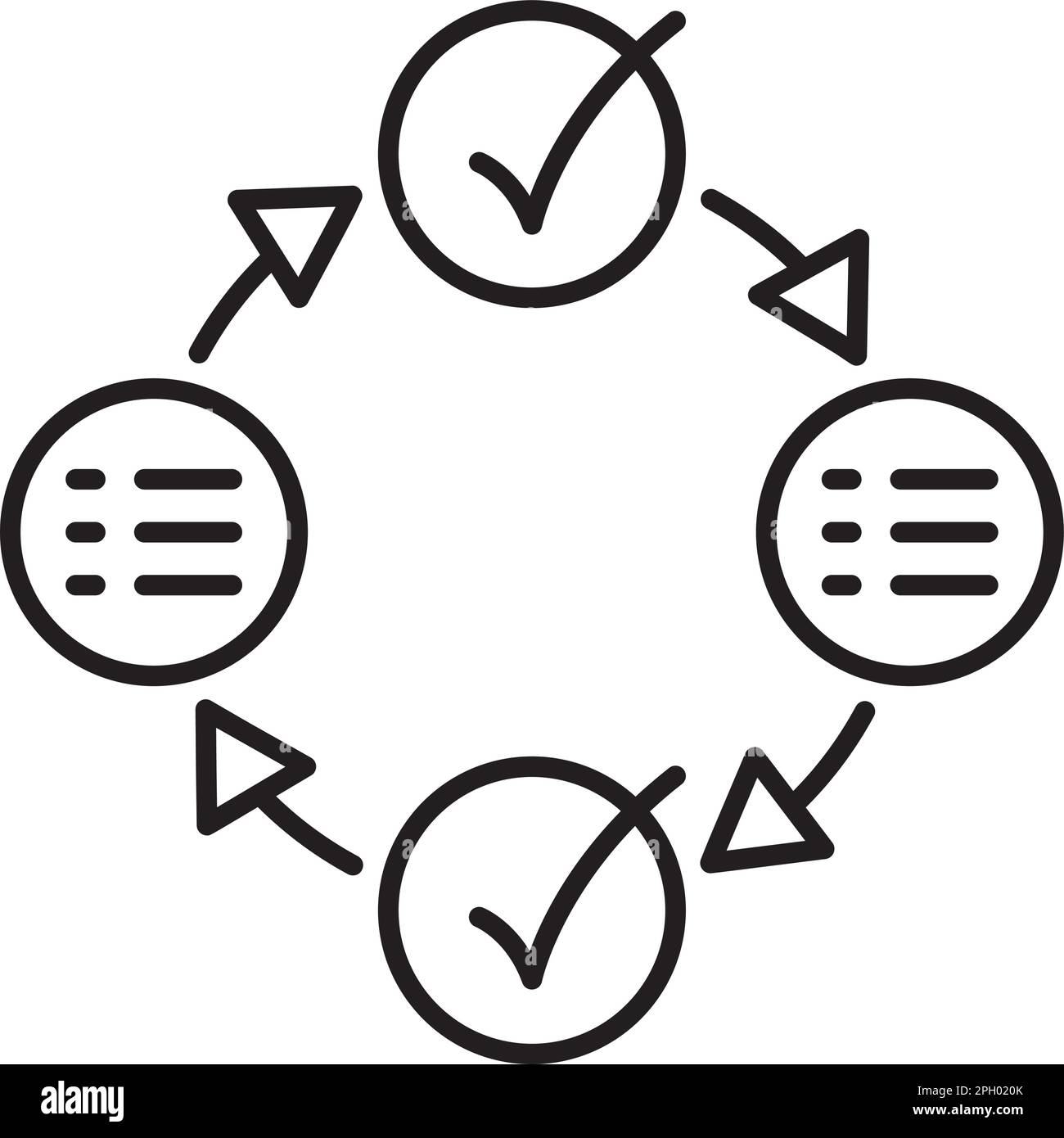 Project management planning vector icon illustration Stock Vector Image ...