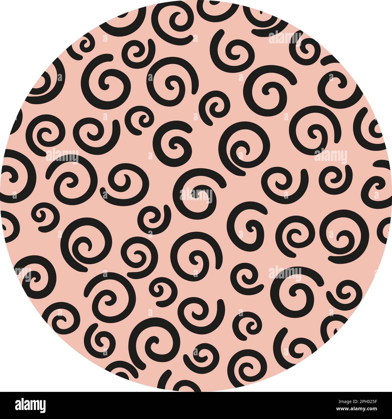 Set of round abstract shapes, backgrounds, patterns, icons for social ...
