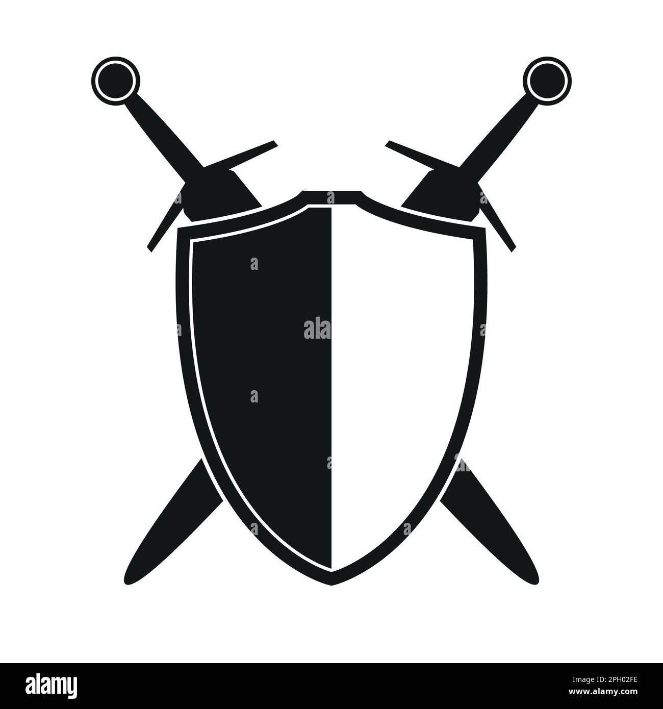 Swords Crossed, represent an insignia or a noble house or to represent  going into war., vintage line drawing or engraving illustration Stock  Vector Image & Art - Alamy