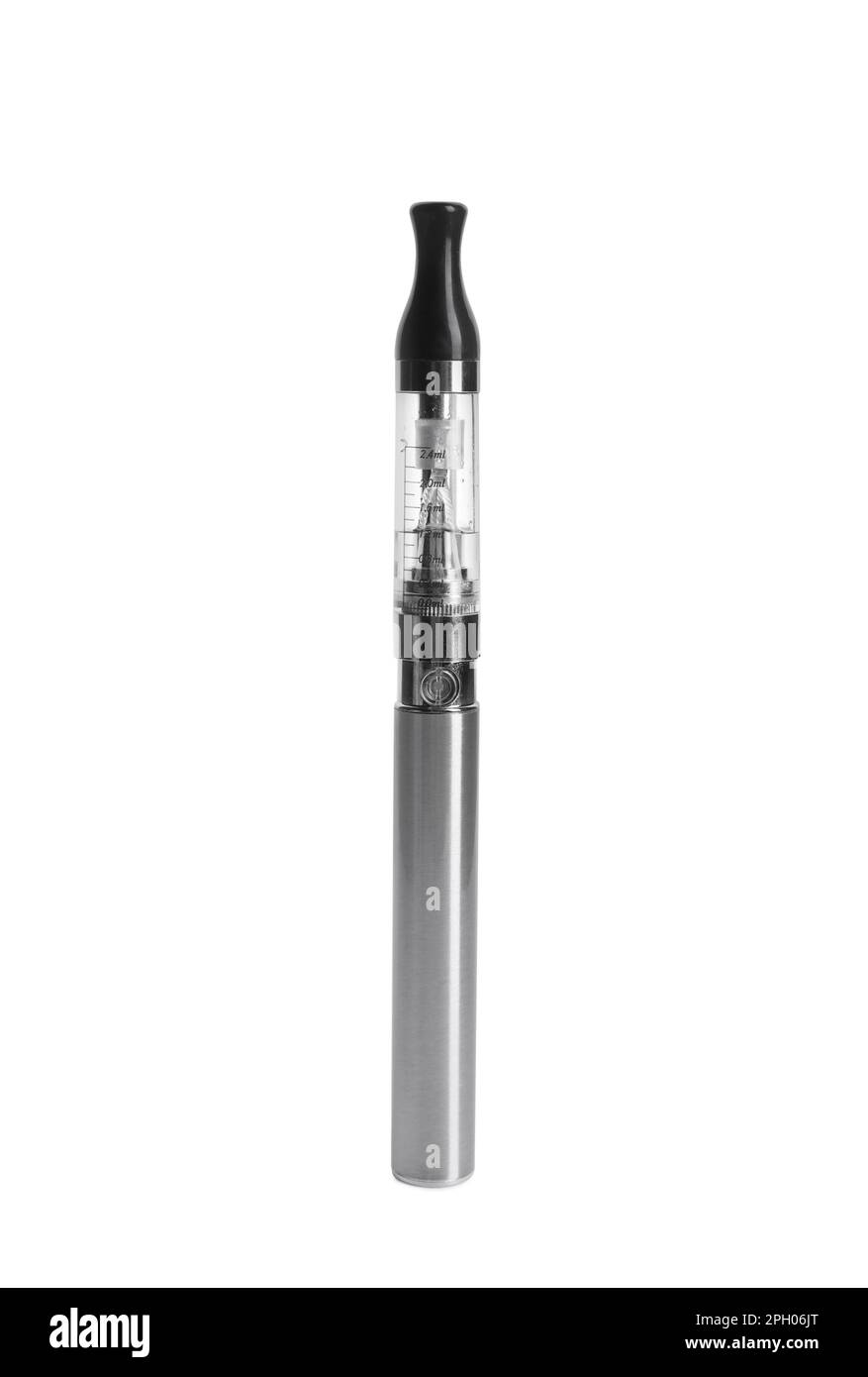 Electronic cigarette isolated on white. Smoking alternative Stock Photo