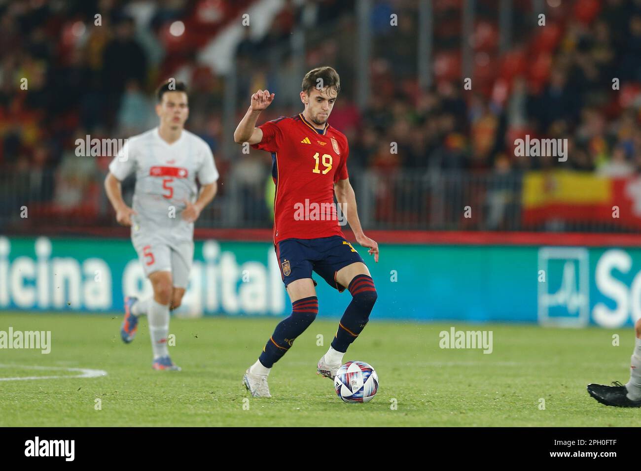Almeria, Spain. 24th Mar, 2023. Aimar Oroz (ESP) Football/Soccer