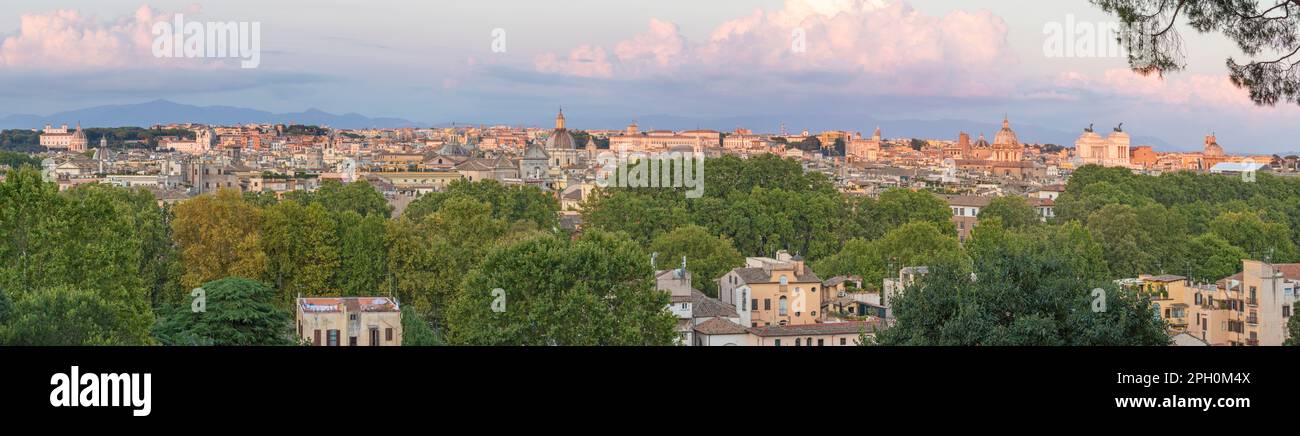 Historic panorama rome hi-res stock photography and images - Alamy