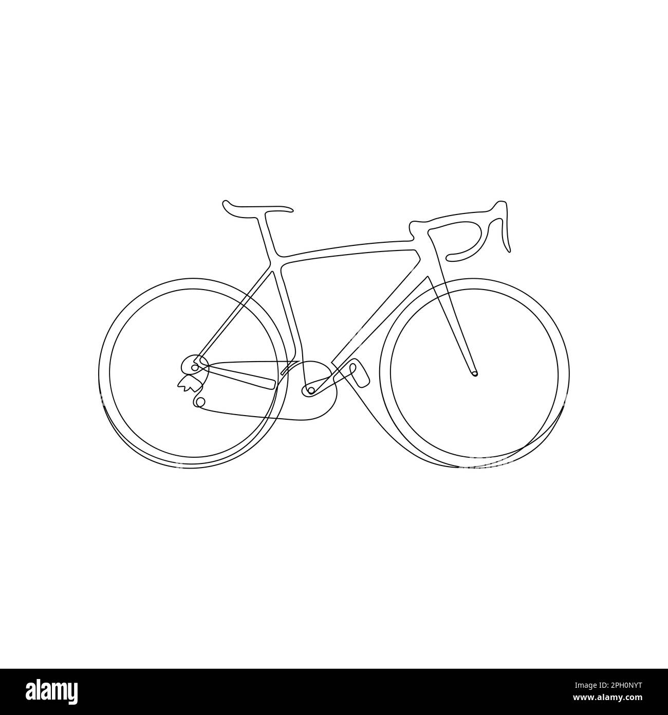 231 Simple Bike Drawing High Res Illustrations - Getty Images