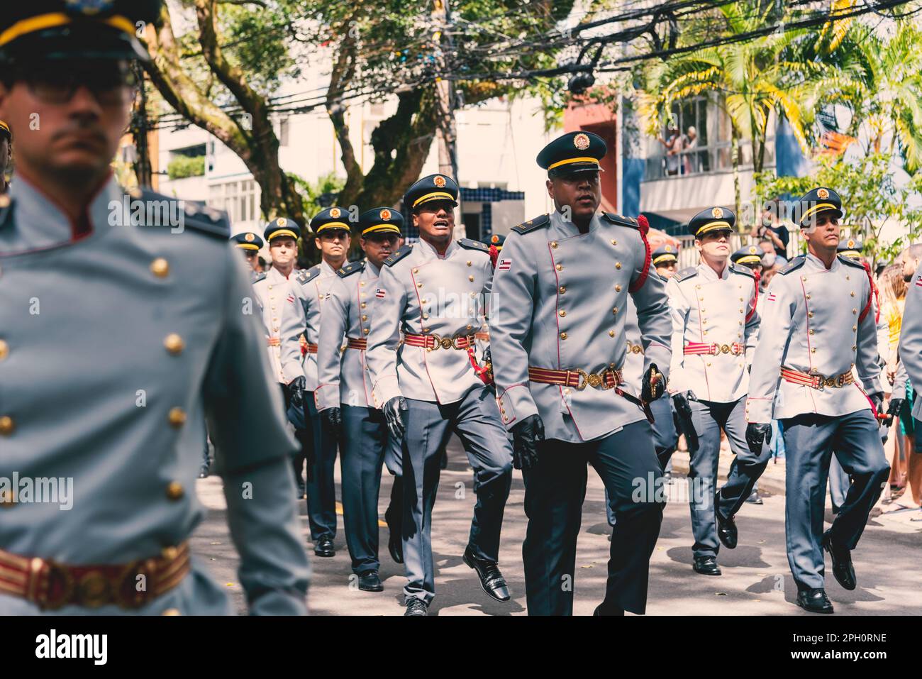 Salvador, Bahia, Brazil - September 07, 2022: Bahia Military Police ...