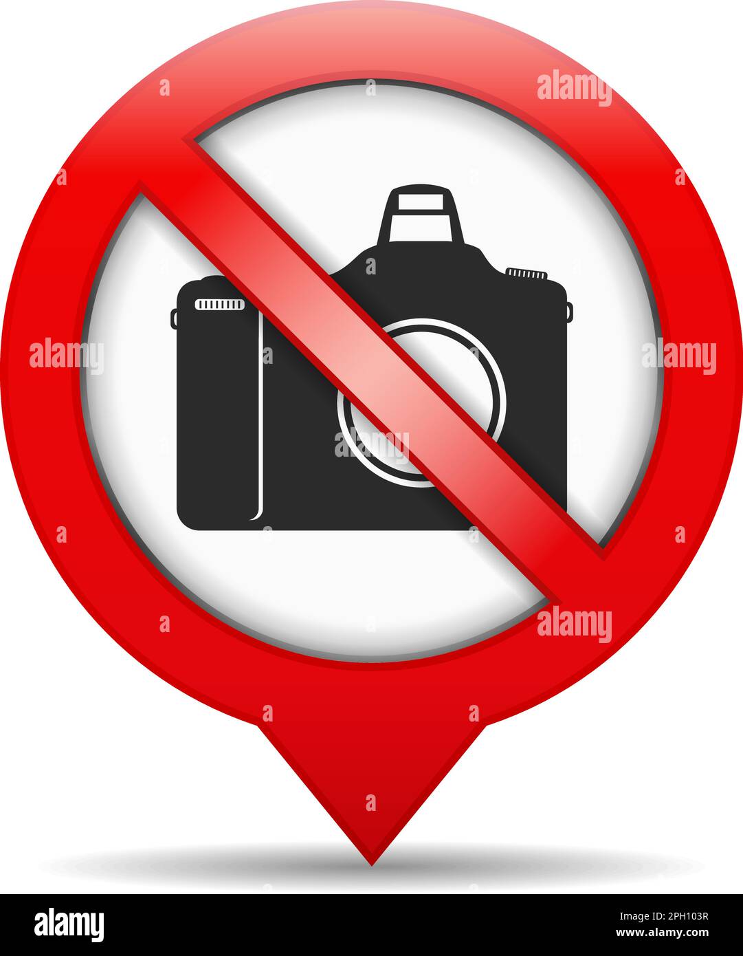 Nophoto Impa Sign No photo sign, vector eps10 illustration Stock Vector Image & Art - Alamy