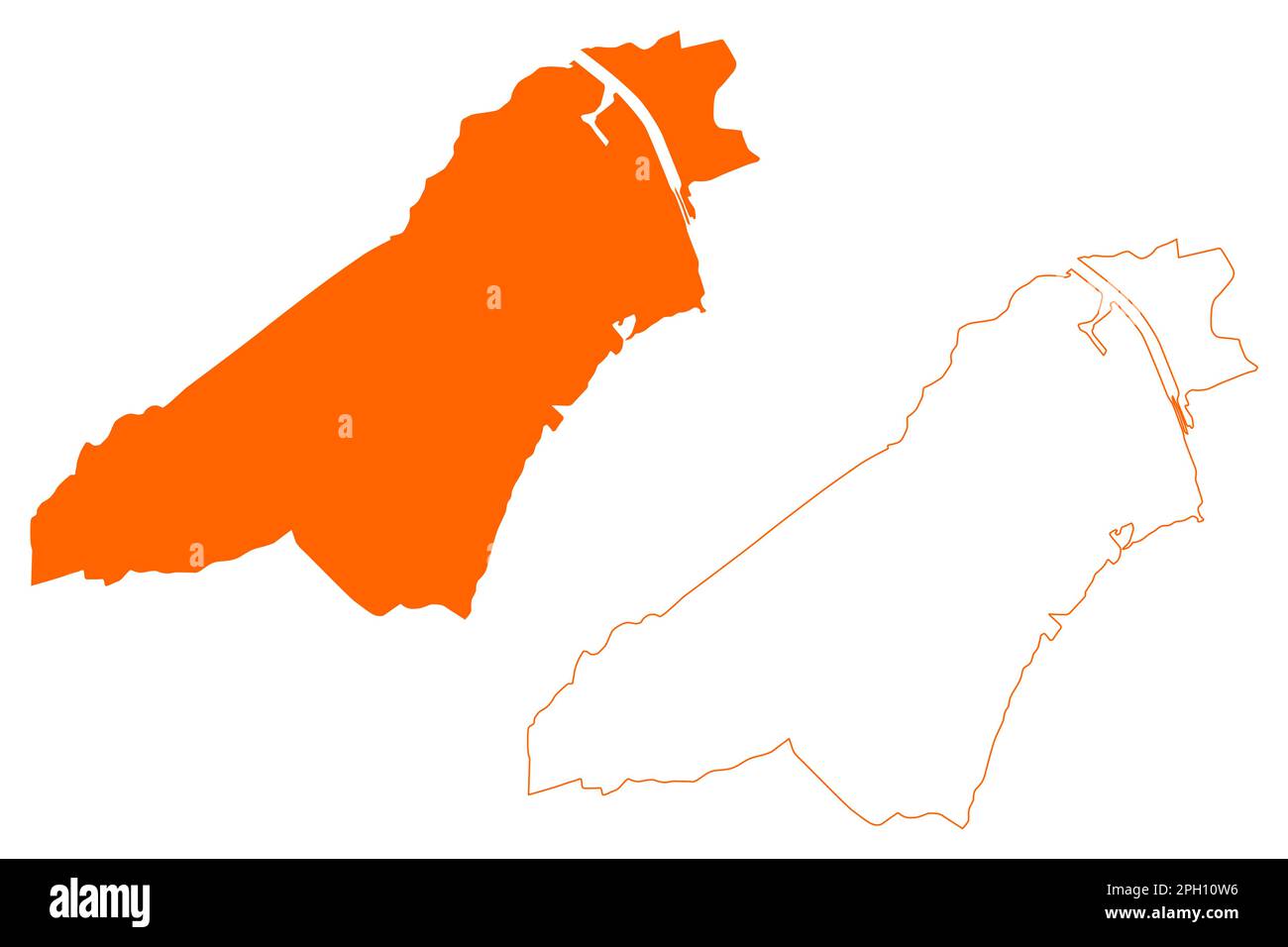 Tiel municipality (Kingdom of the Netherlands, Holland, Gelderland or ...