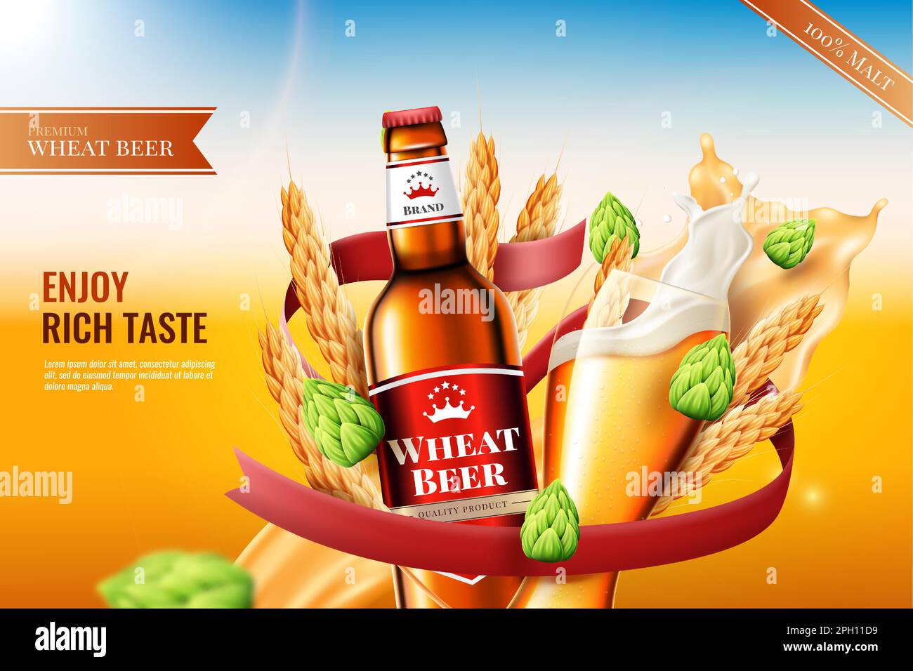 Beverage product marketing Stock Vector Images Alamy