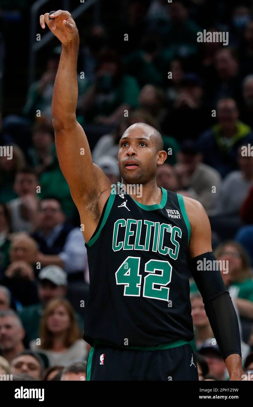 Boston Celtics' Al Horford plays against the Indiana Pacers during the