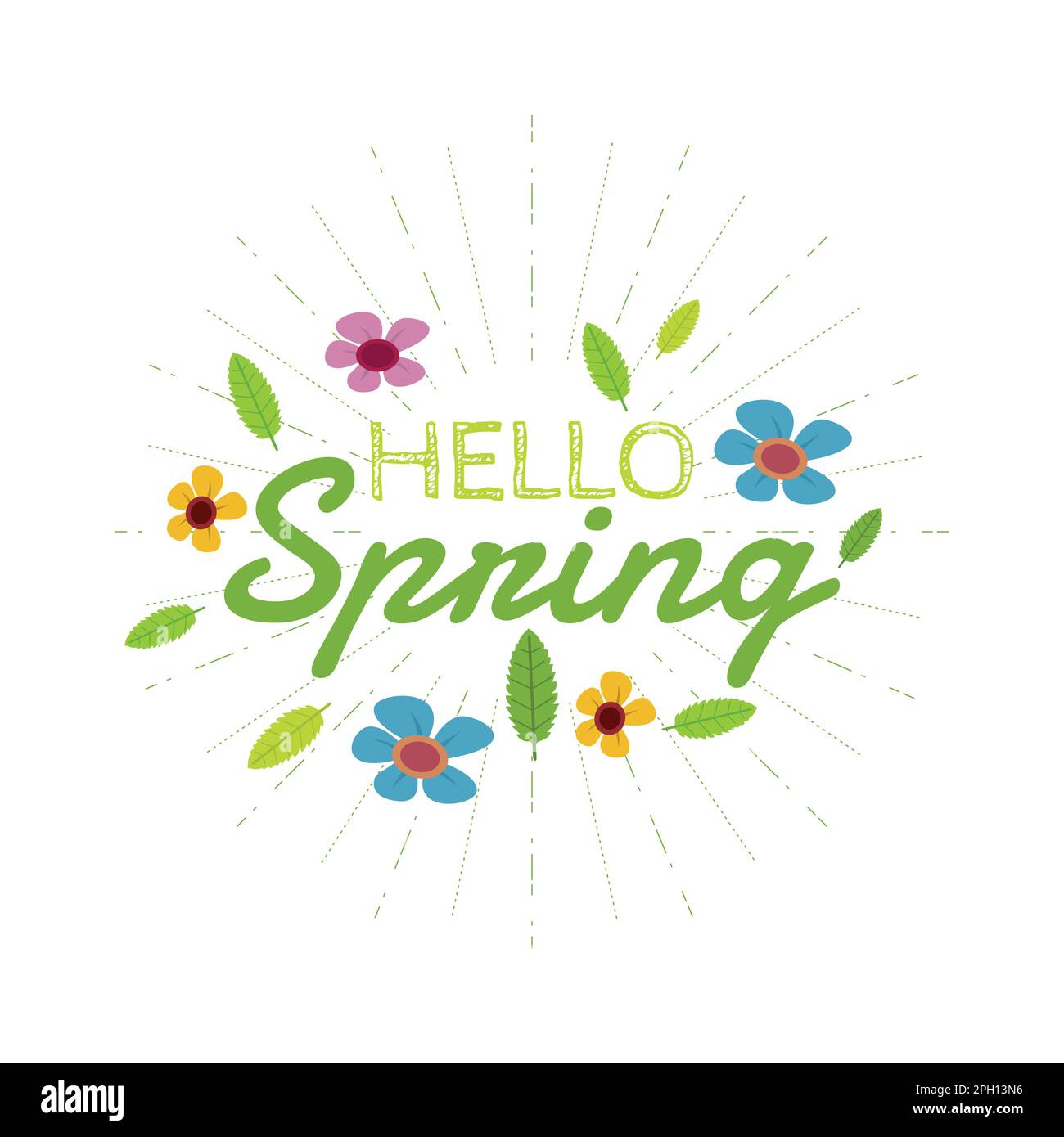 Seasonal spring logo design vector. Fresh spring logo design with ...