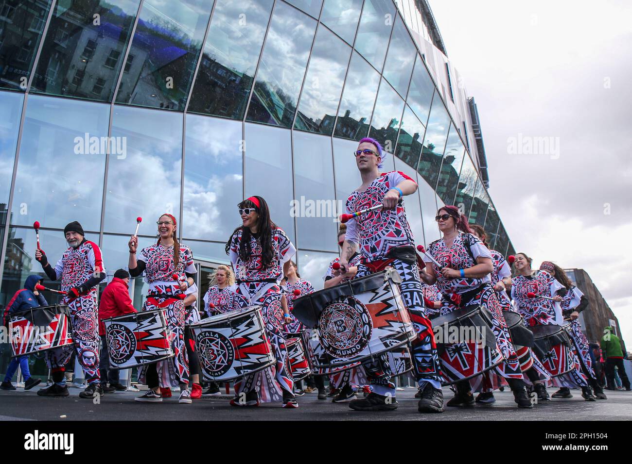 Pre match entertainment before the Gallagher Premiership match at the