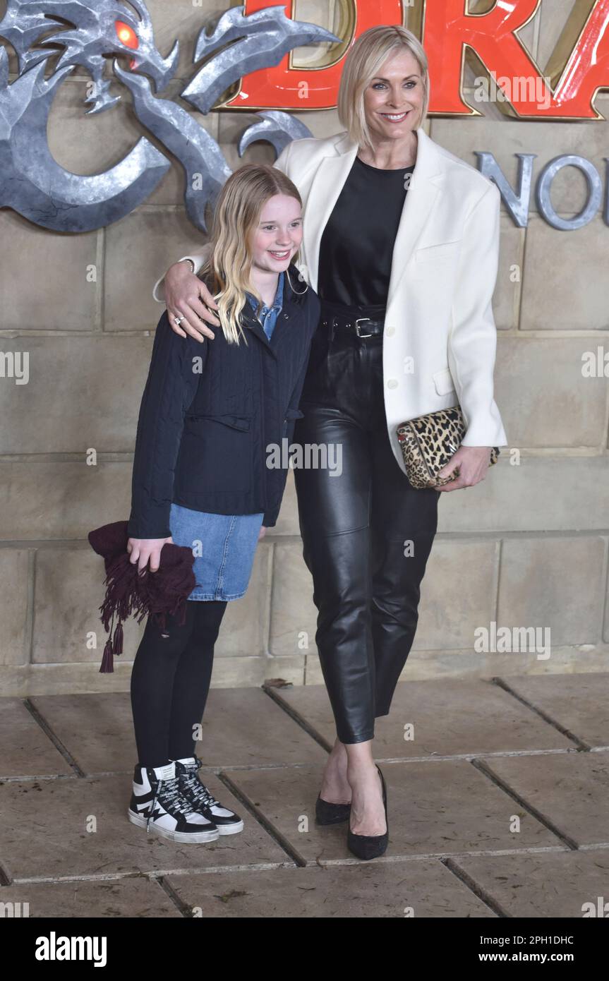 London, U.K. 23 March 2023. Jenni Falconer and Ella Rose Midgley at the
