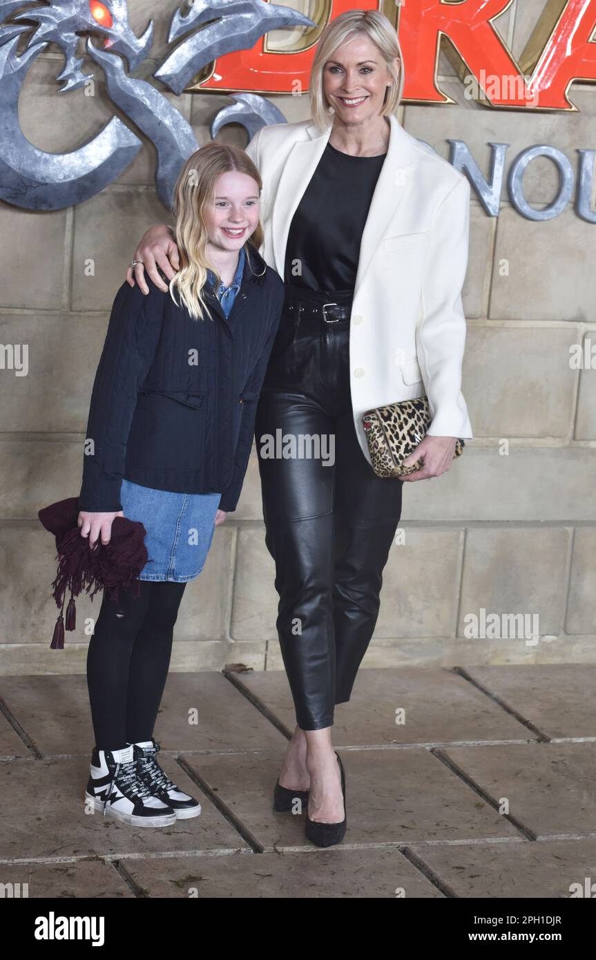 London, U.K. 23 March 2023. Jenni Falconer and Ella Rose Midgley at the