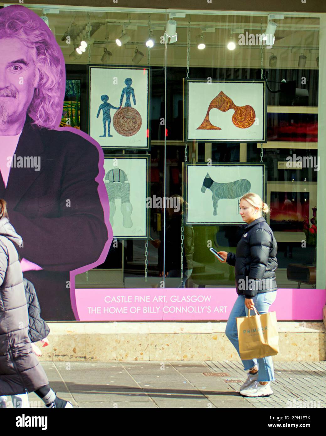 Glasgow Scotland UK 25tht March 2023 Billy Connolly And His Born On glasgow-scotland-uk-25tht-march-2023-billy-connolly-and-his-born-on