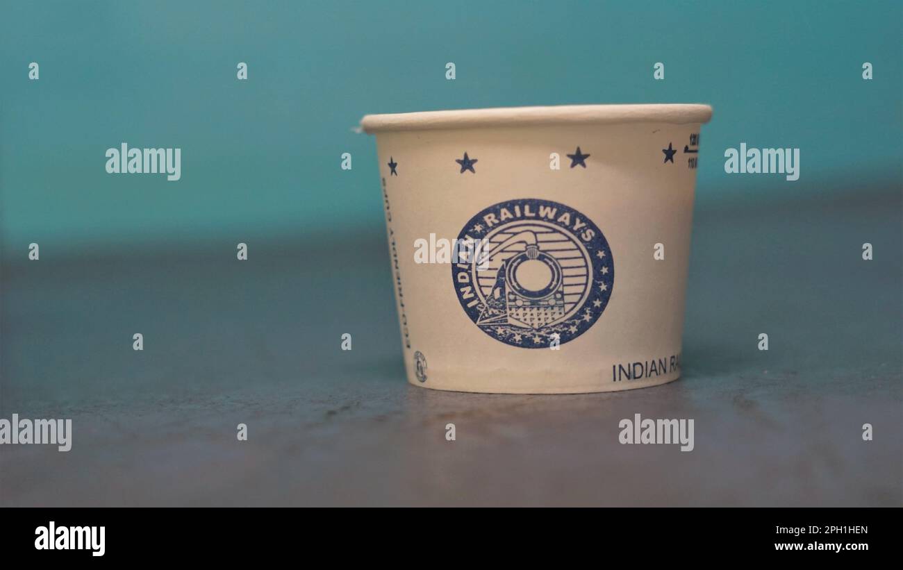 Bangalore,Karnataka,IndiaJanuary 23 2022 Tea or Chai Served in paper