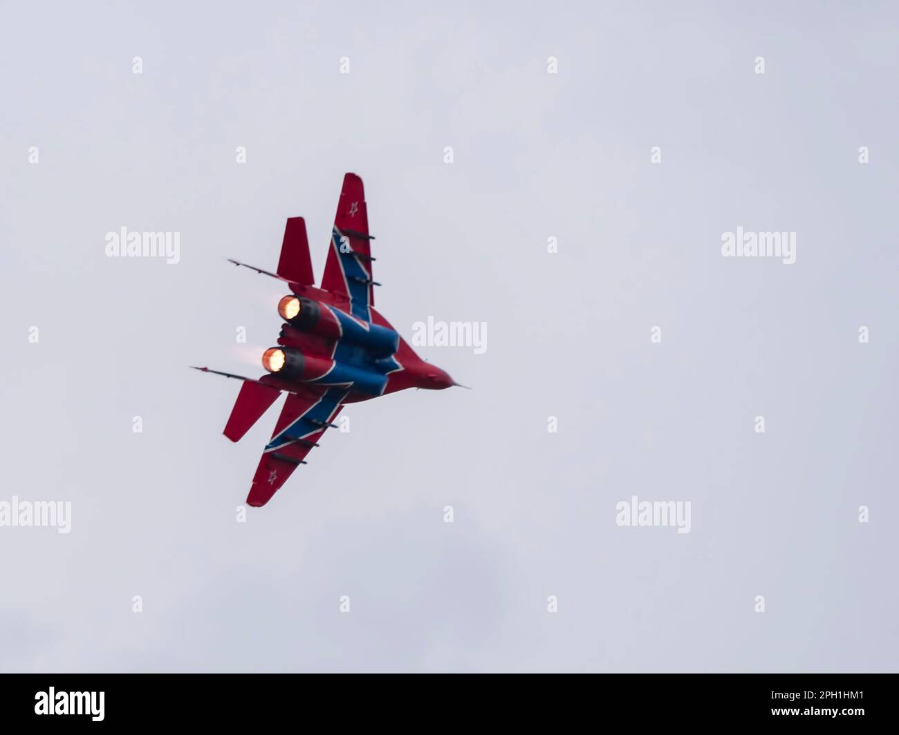 Moscow Russia Zhukovsky Airfield 31 August 2019: aerobatic team swifts ...