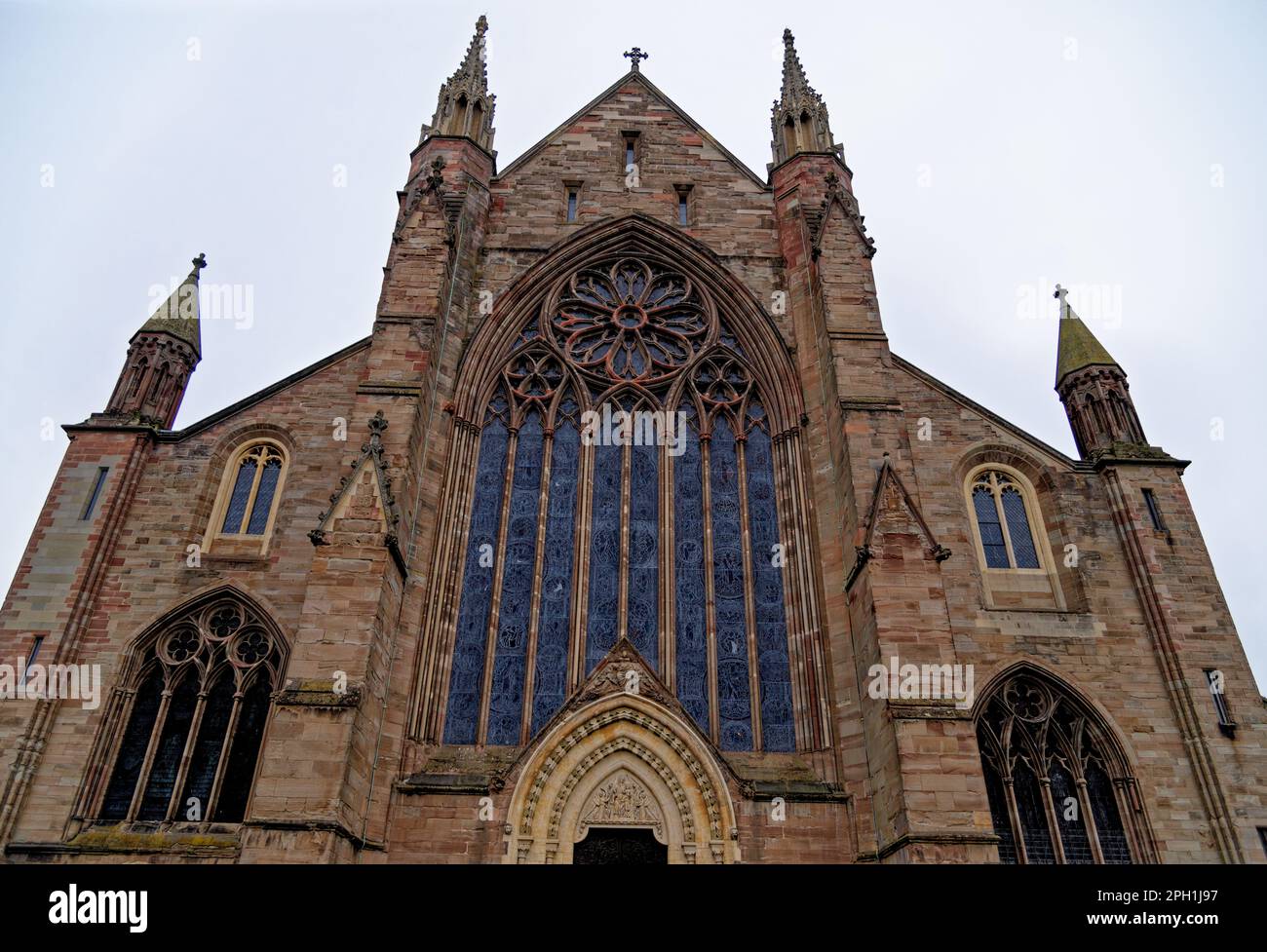 Worcester Cathedral, Worcester, Worcestershire, England, United Kingdom - 28th of January 2023 Stock Photo