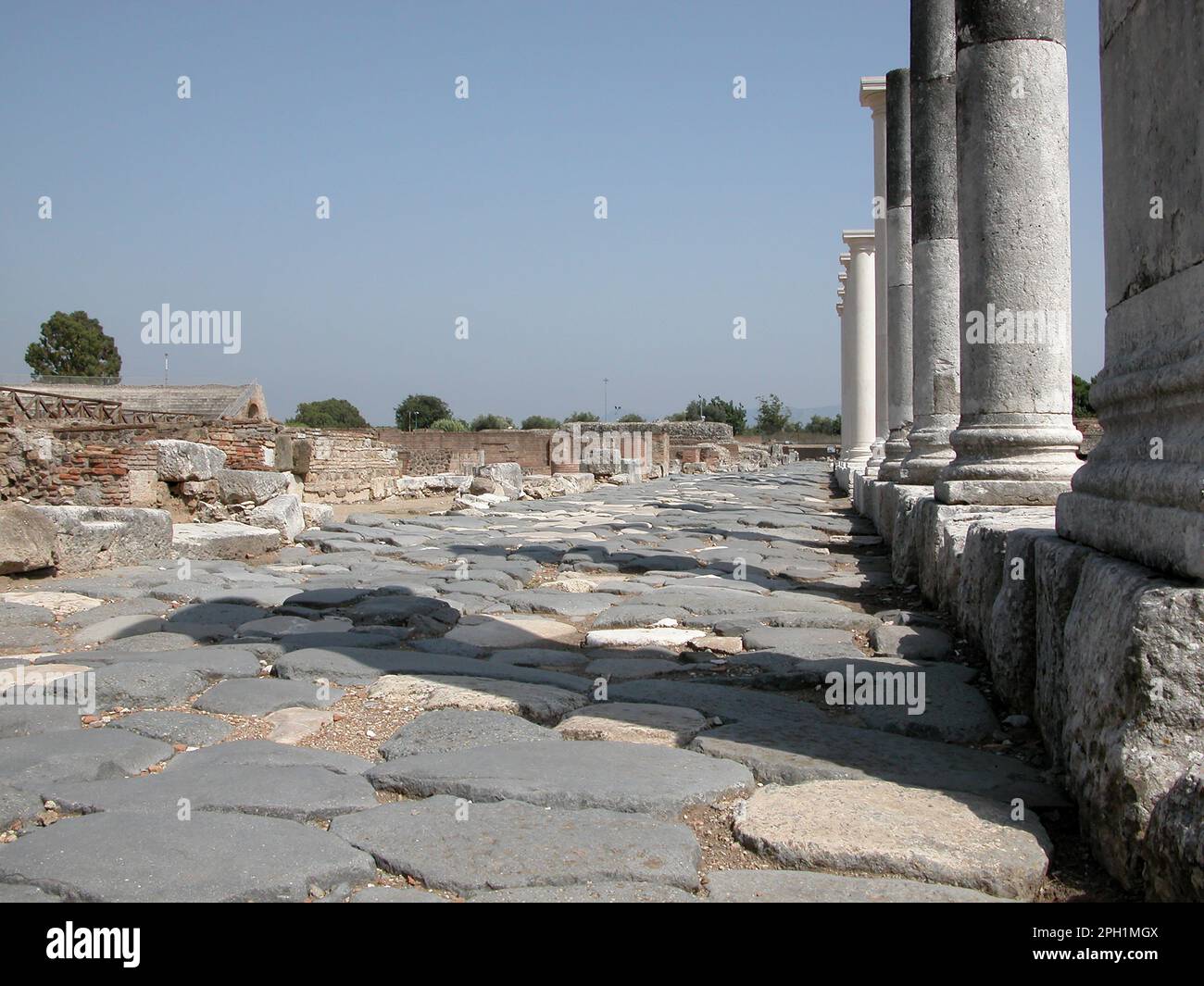 Roman Forum, archaeological site of the ancient Minturnae, Minturno ...