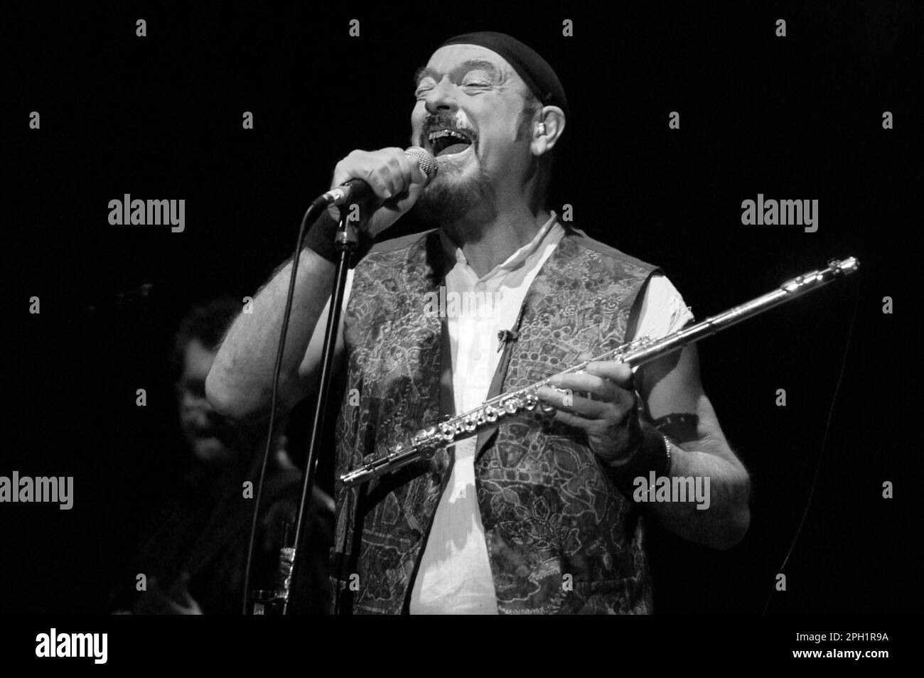 Milan Italy 10/05/2004: Ian Anderson , Jethro Tull live concert at the National Theater Stock Photo