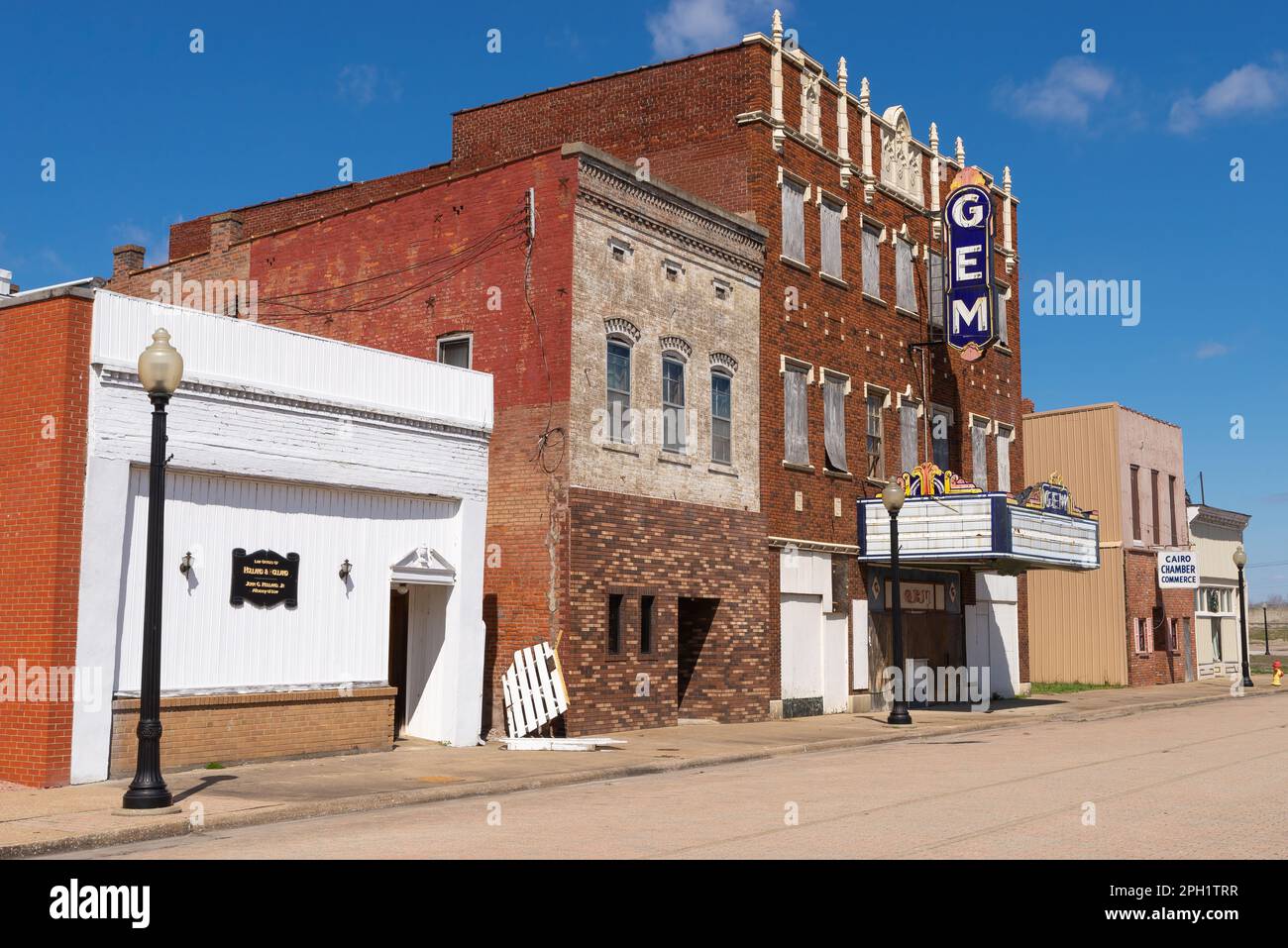 Cairo, Illinois United States March 19th, 2023 Old abandoned