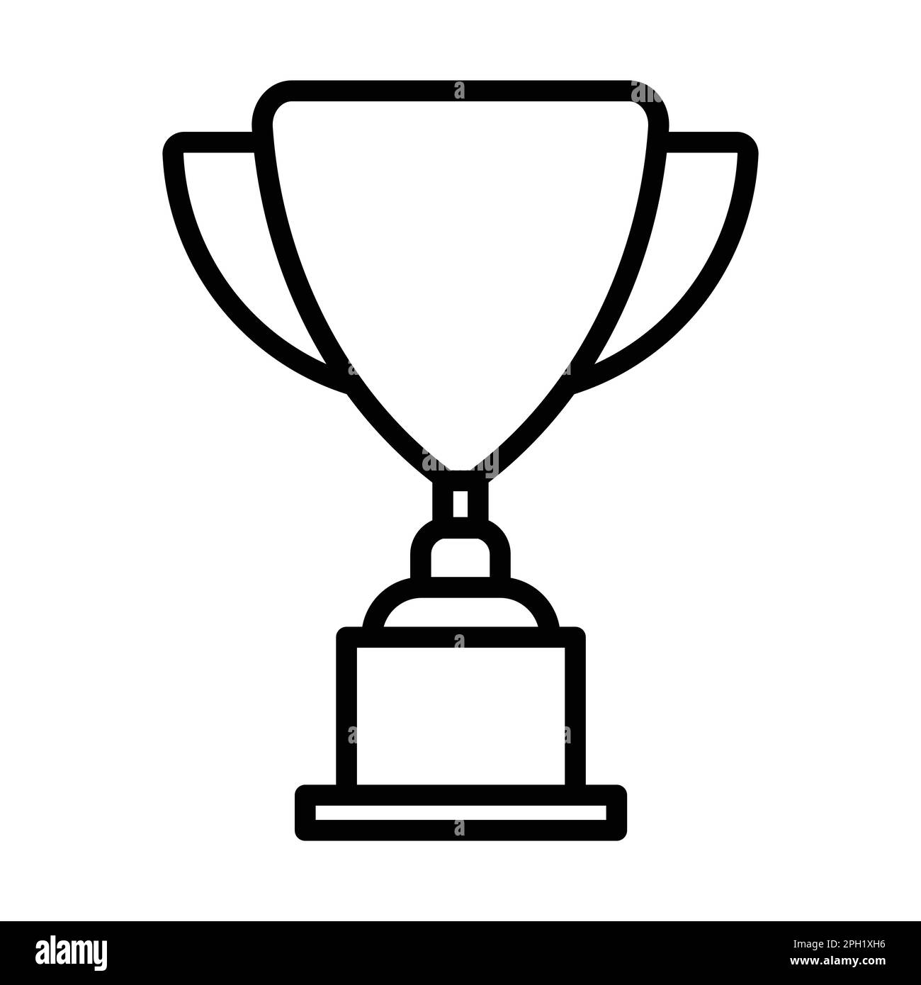 Cup outline trophy illustration Cut Out Stock Images & Pictures - Alamy