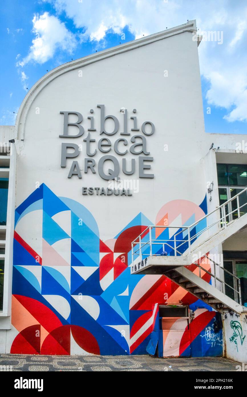 Rio de Janeiro, Brazil - January 3, 2023: Biblioteca Parque Estadual ...