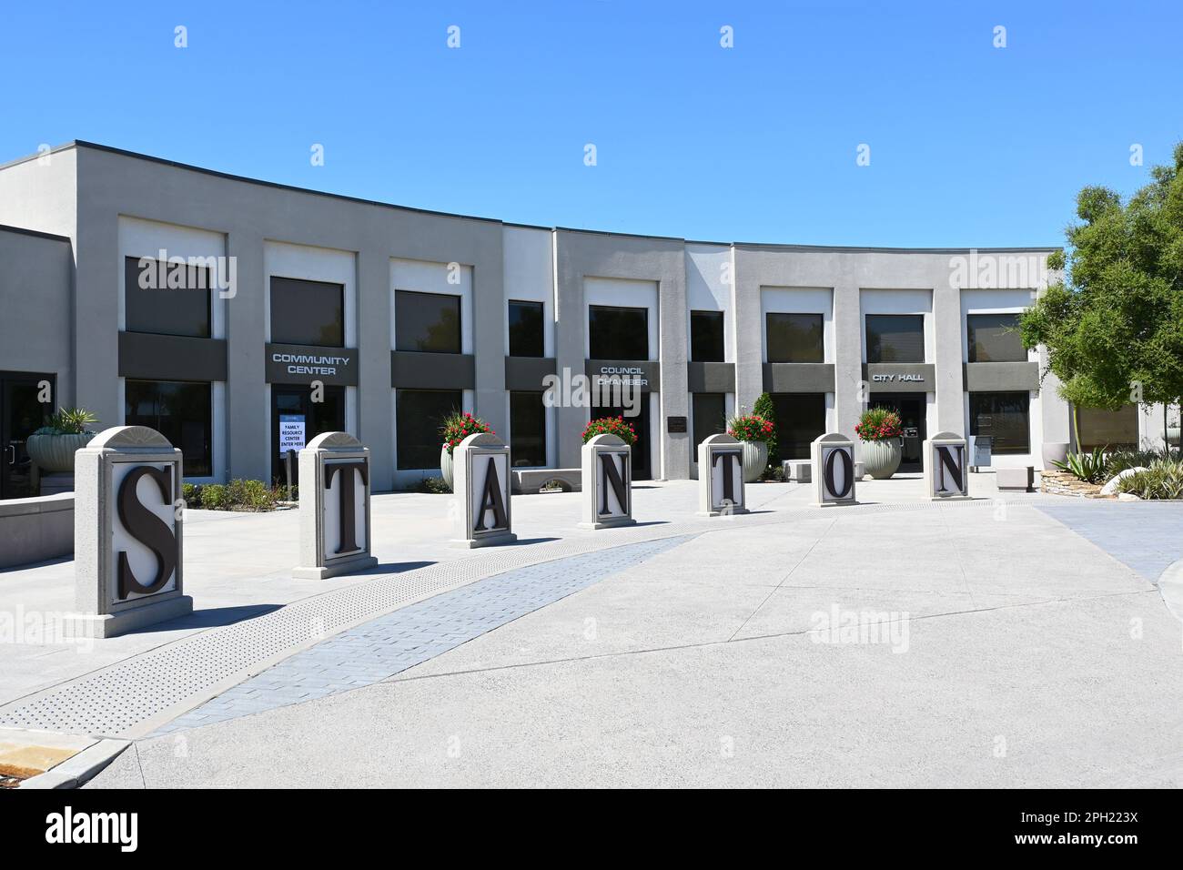 STANTON, CALIFORNIA 24 MAR 2023 Large letters spelling out Stanton