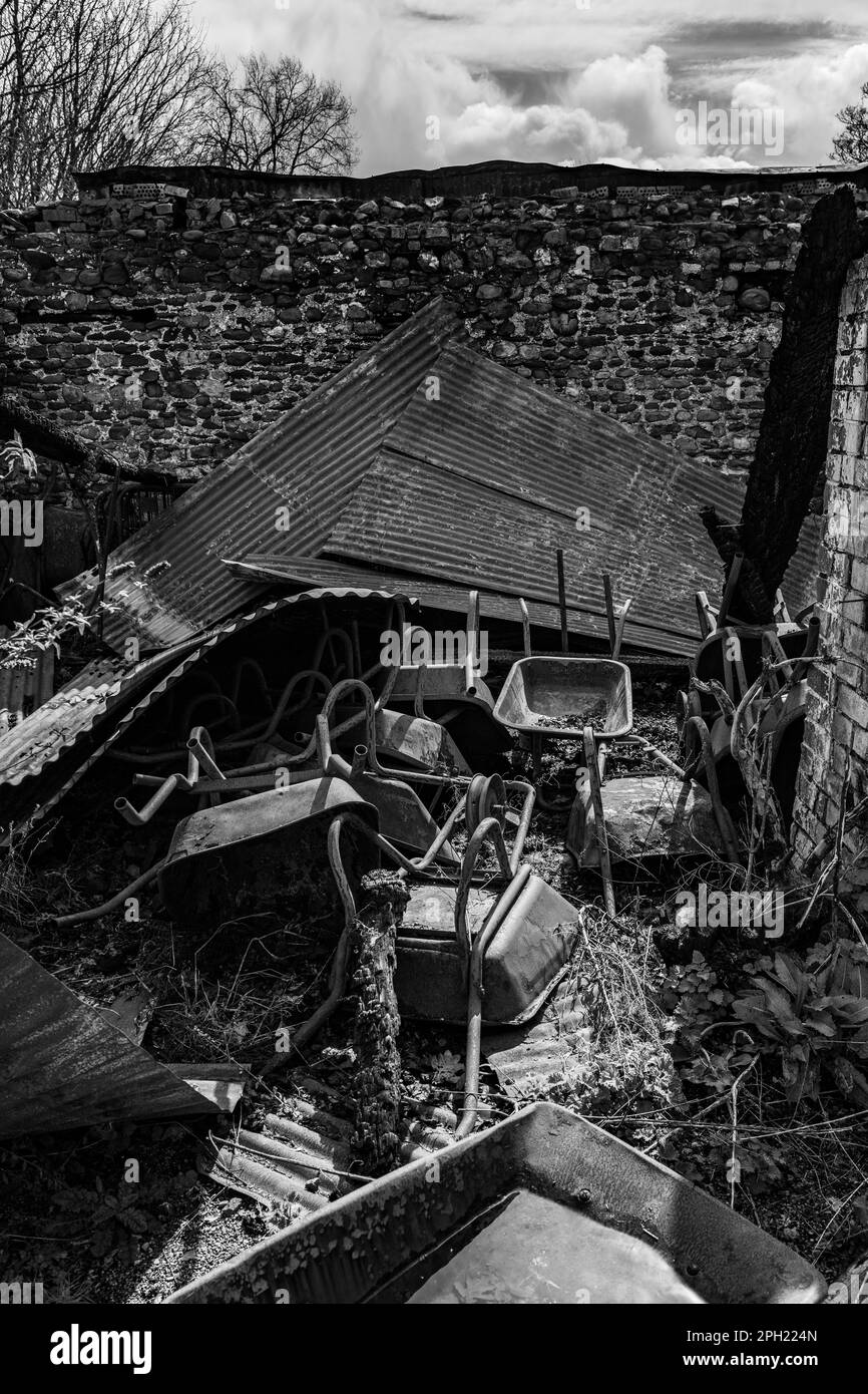 Burn burnt construction destroyed damage hires stock photography and images Alamy