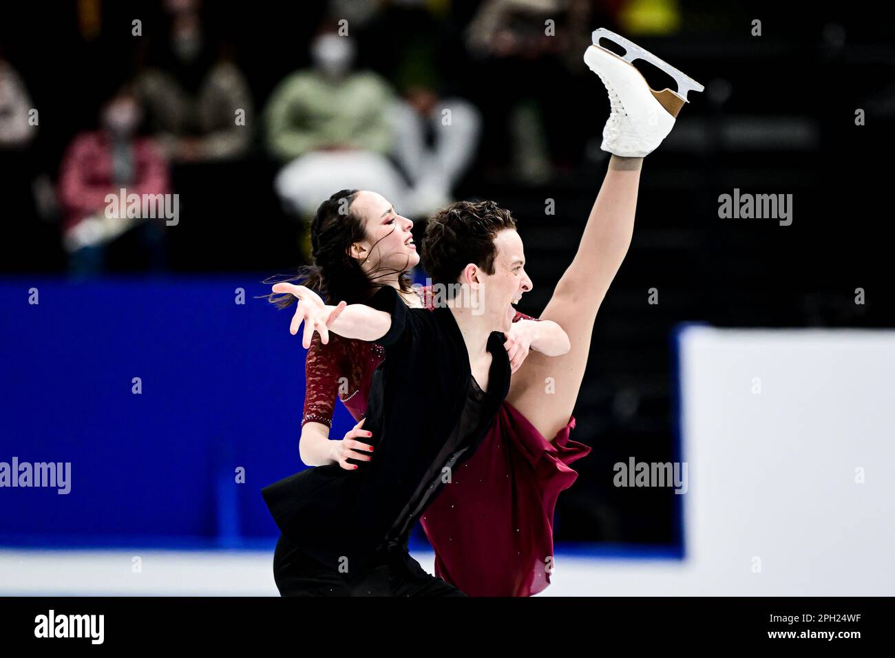 Saitama, Japan. 25th March, 2023. Mariia NOSOVITSKAYA & Mikhail