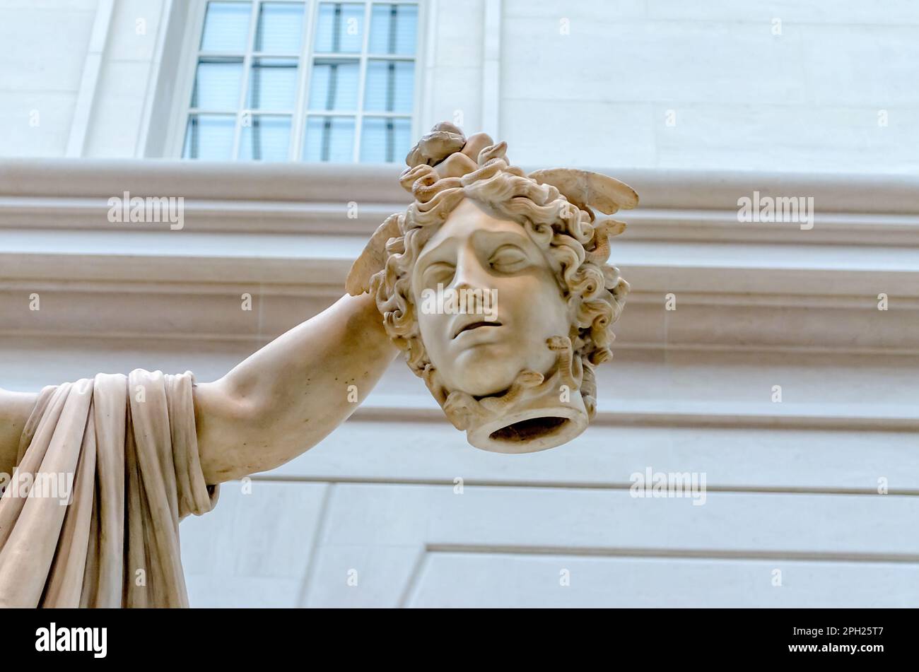NEW YORK CITY CIRCA MAY 2013 Head of Medusa inside Metropolitan