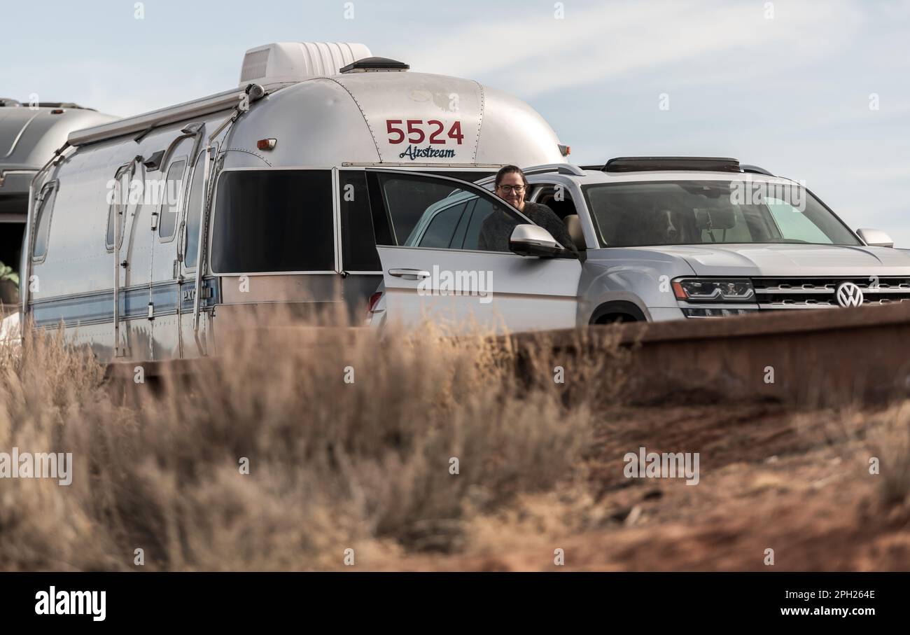The Classic and Iconic Airstream with its distinctive aluminum