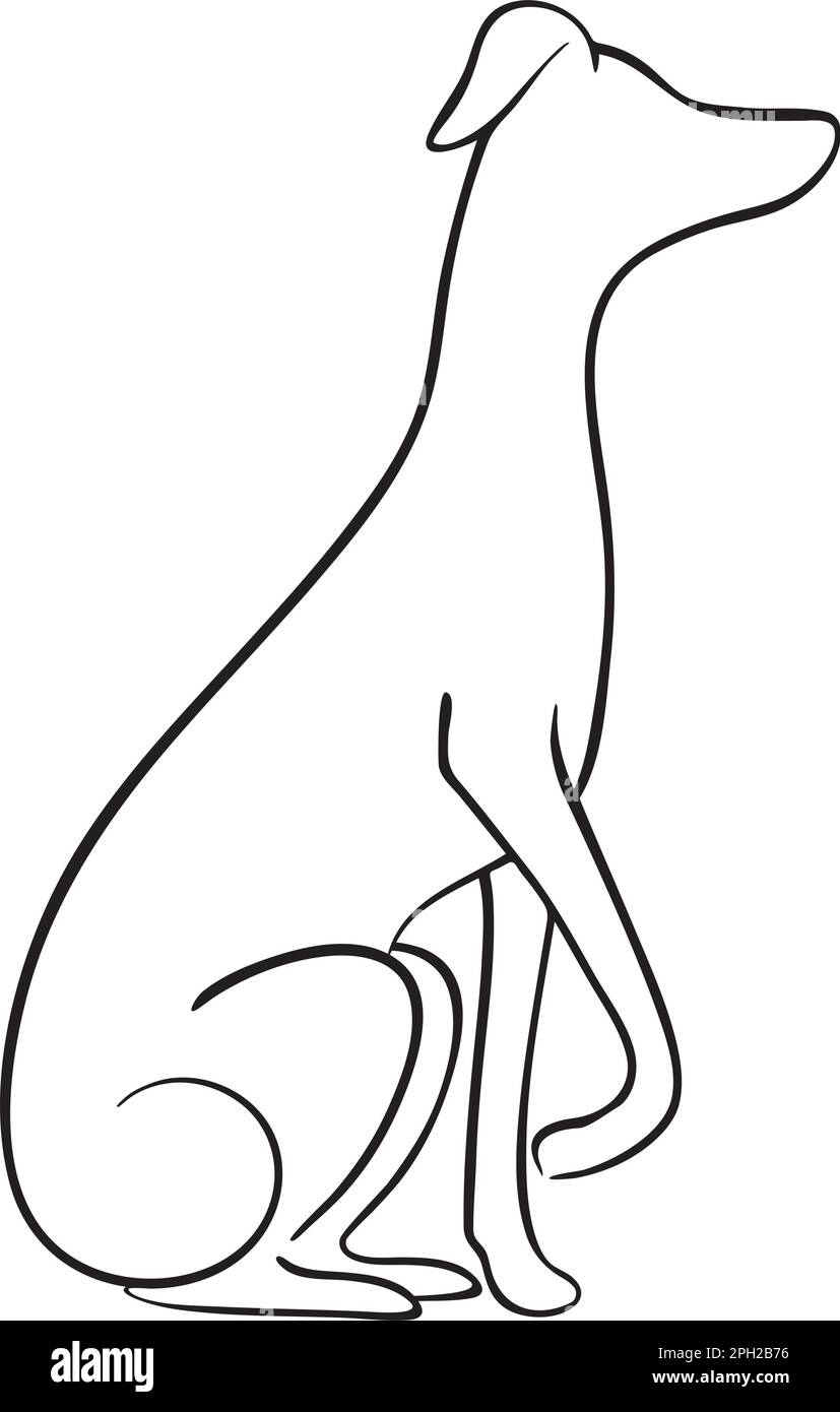 Grayhound racing Stock Vector Images Alamy