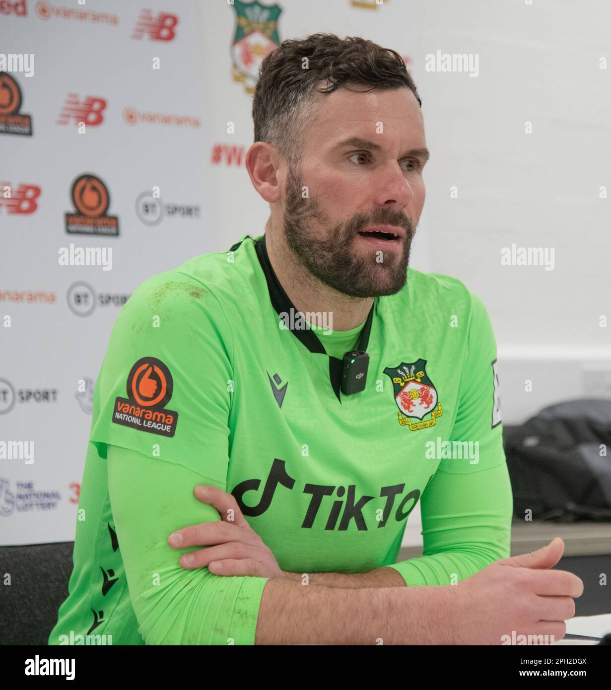 Wrexham, Wrexham County Borough, Wales. 25th March 2023. New Wrexham