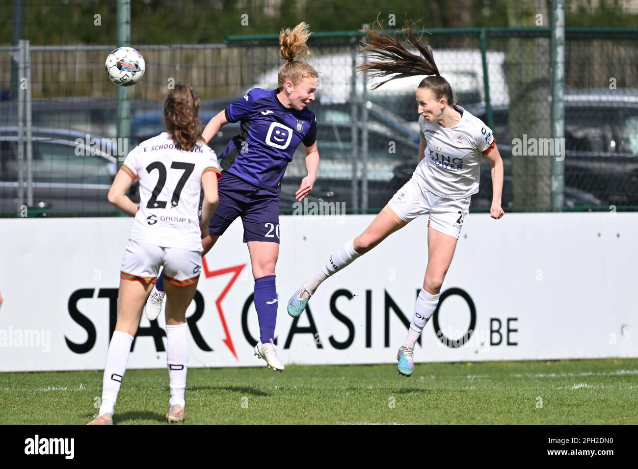 RSC ANDERLECHT VS OHL Charlotte Tison (20) of Anderlecht and