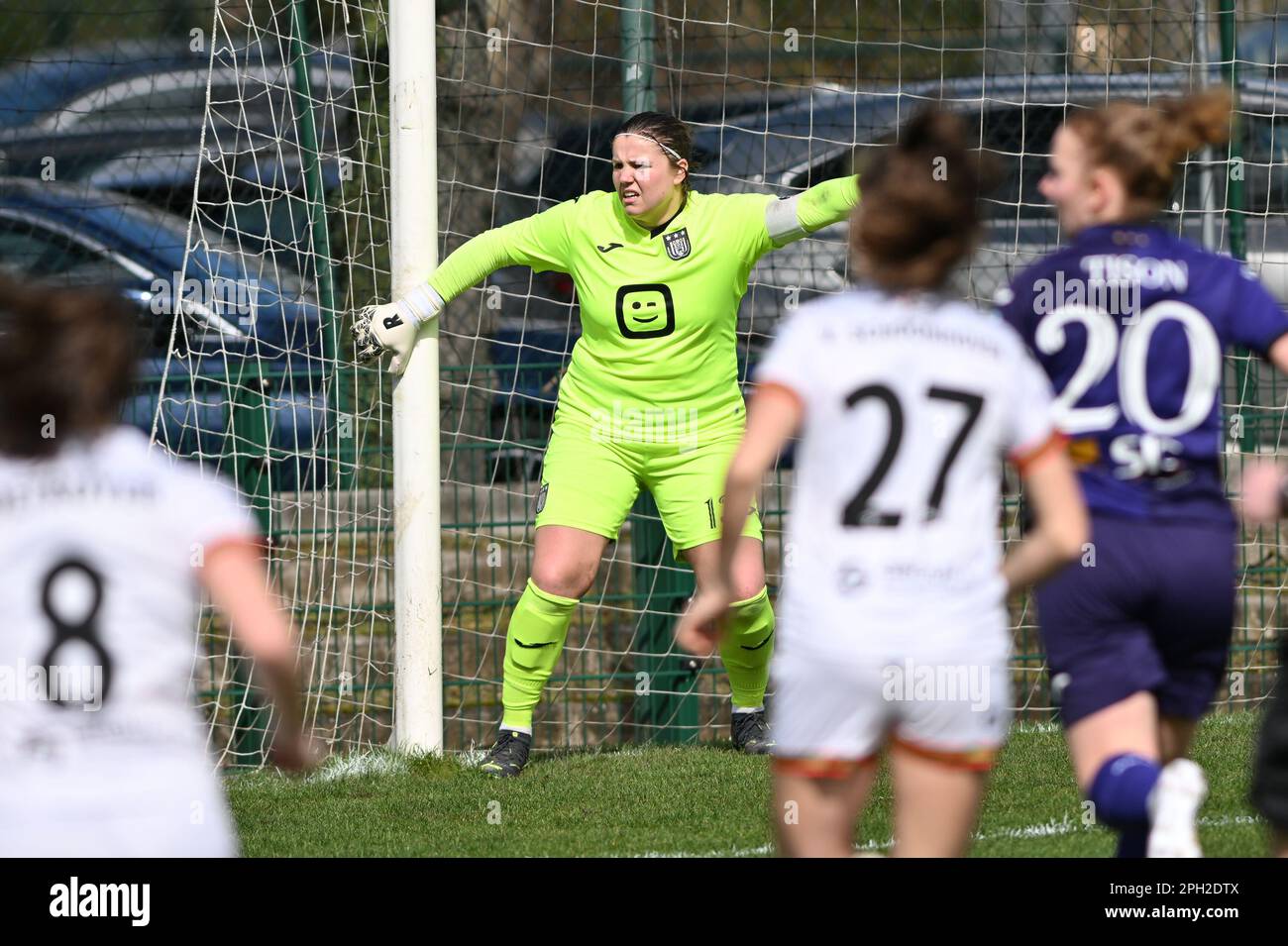 goalkeeper Justien Odeurs (13) of Anderlecht pictured during a female