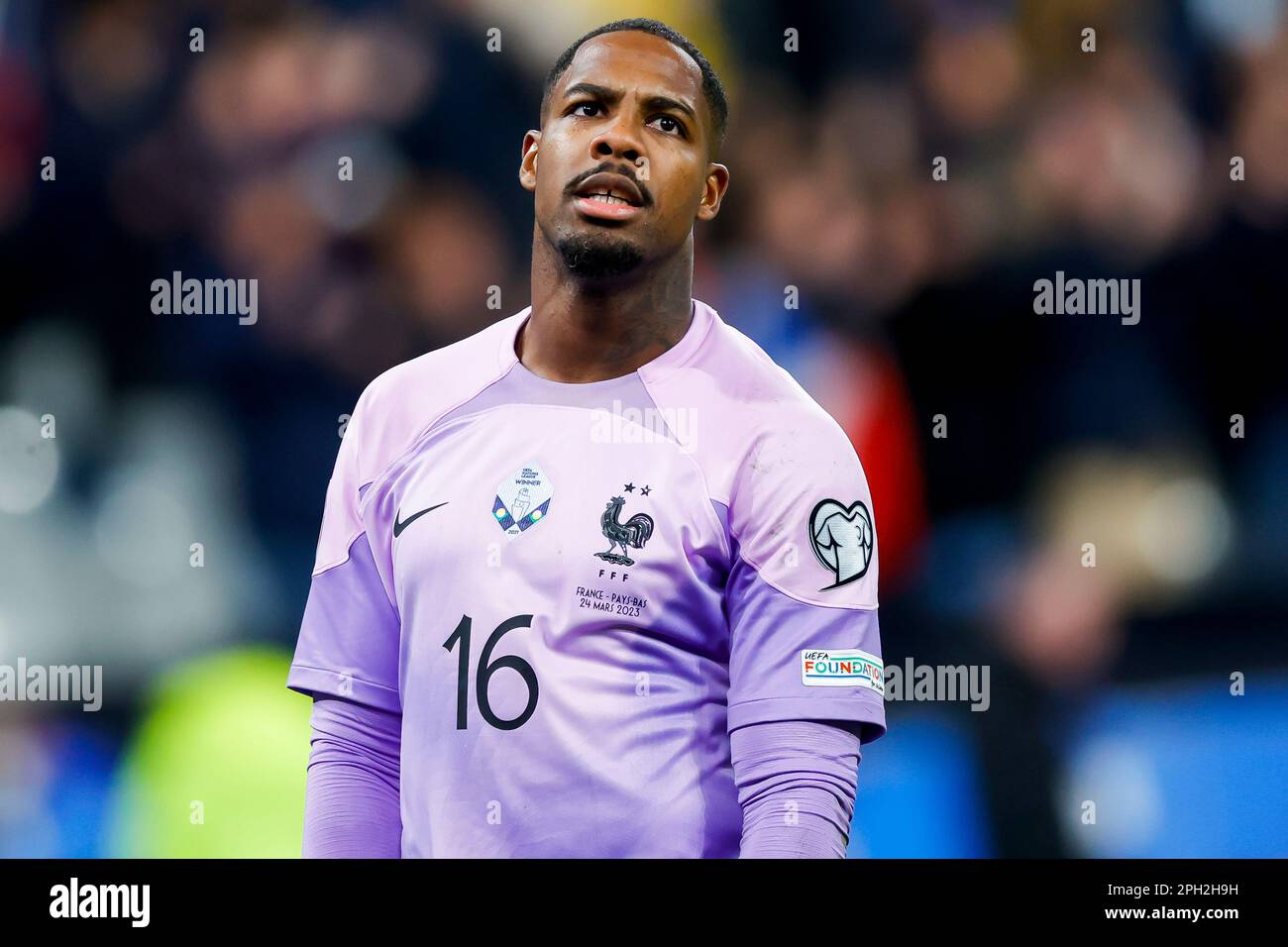 24-03-2023: Sport: Frankrijk vs Nederland PARIS, NETHERLANDS - MARCH 24:  Mike Maignan (France) during the match European Qualifier Group B Euro 2024  Stock Photo - Alamy