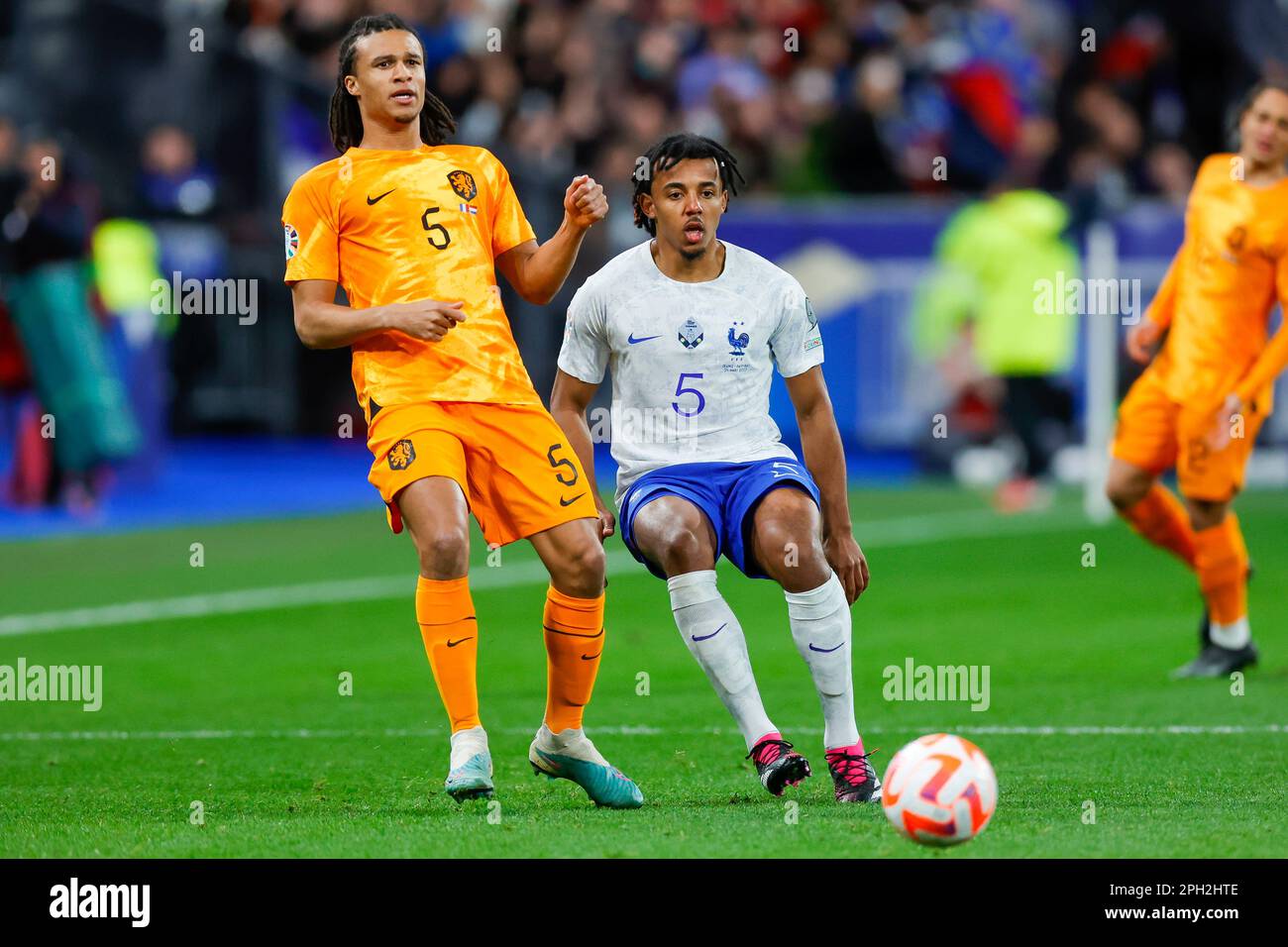 24032023 Sport Frankrijk vs Nederland PARIS, NETHERLANDS MARCH 24 Nathan Ake