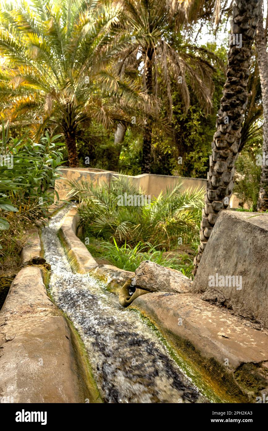 Old Water system known as Falaj, Fanja, Oman Stock Photo Alamy