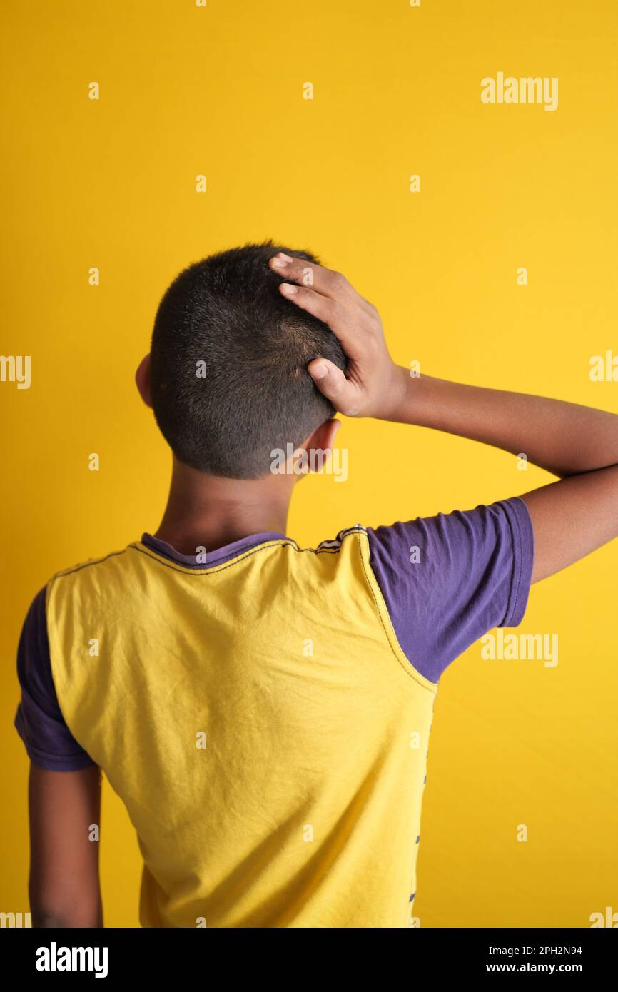 sad teenage boy hiding his face Stock Photo - Alamy