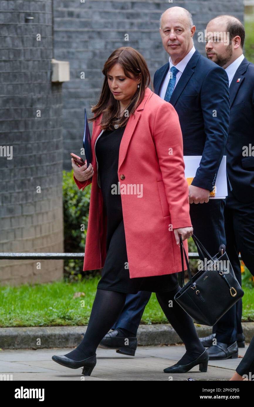 Downing Street, London, UK. 24th March 2023. Israeli Ambassador to UK