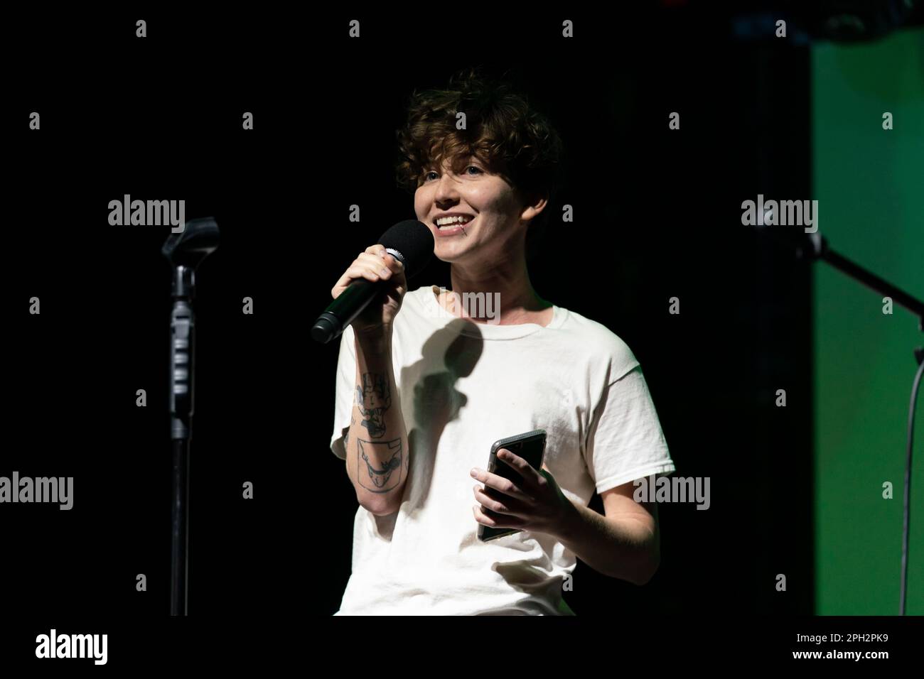 Miles McKenna Performing Stock Photo Alamy