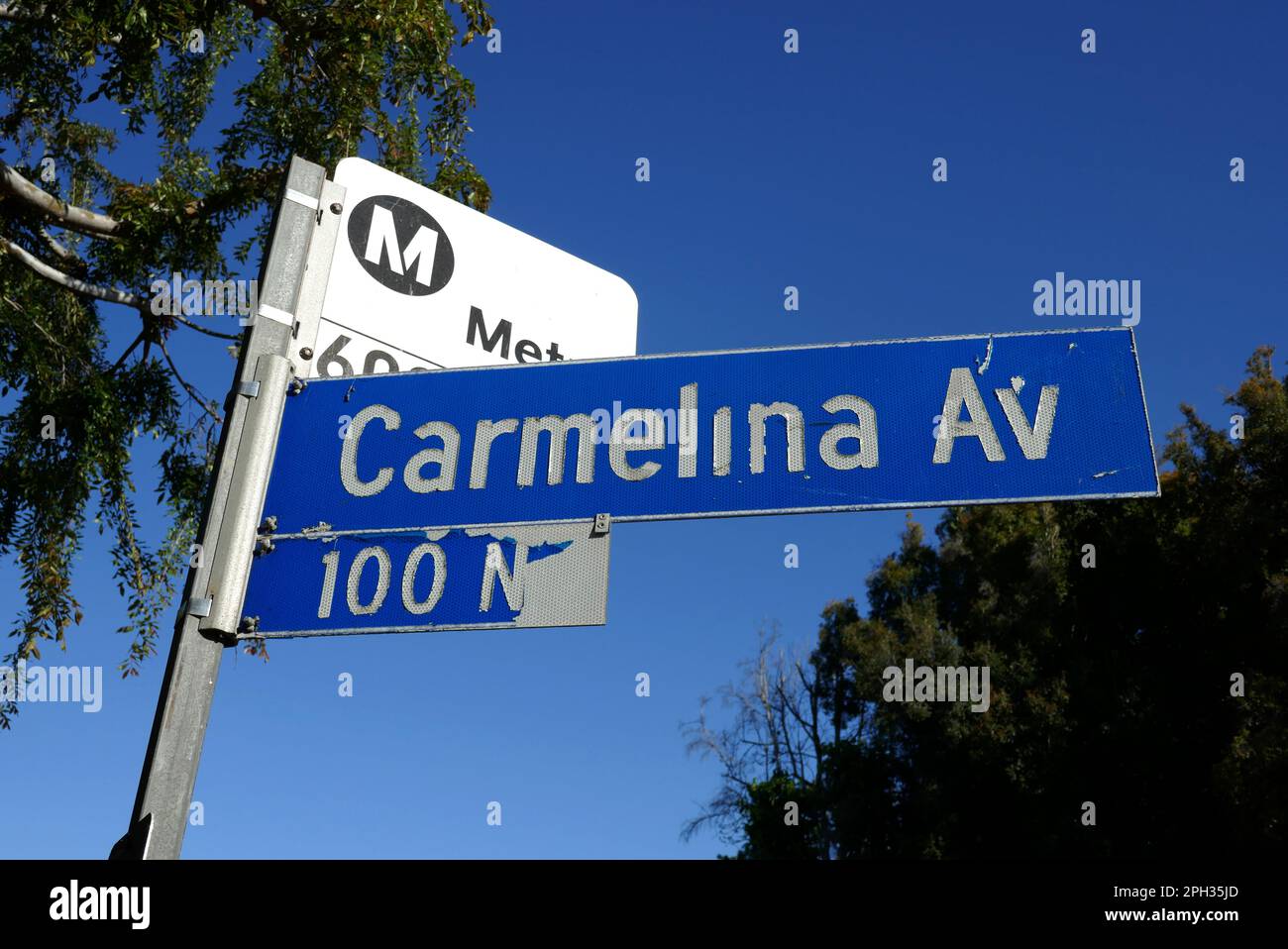 Los Angeles, California, USA 24th March 2023 N. Carmelina Avenue on