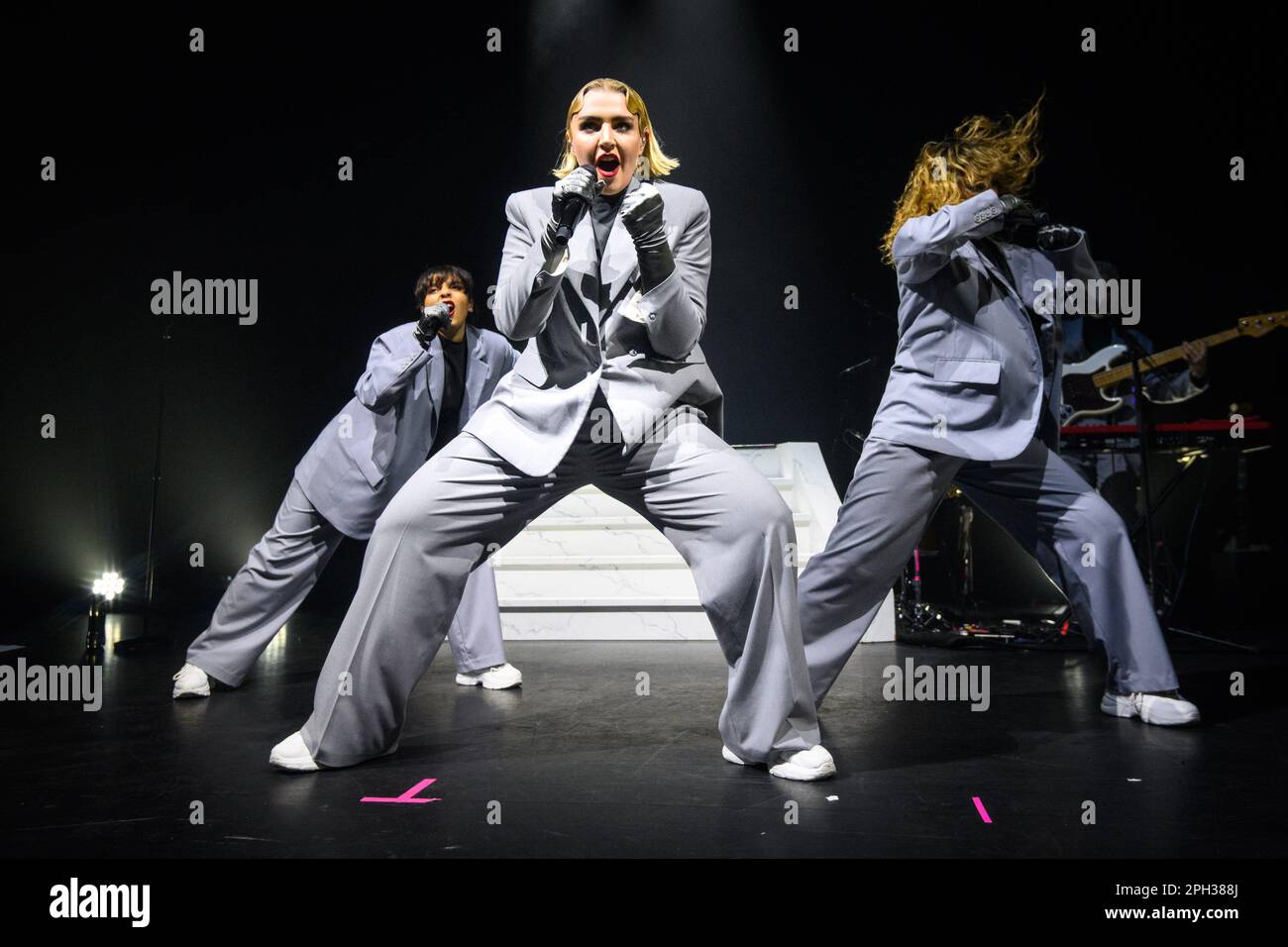 London, UK. 25th Mar, 2023. Self Esteem performing at the Hammersmith