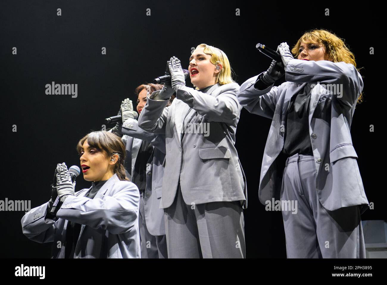 London, UK. 25th Mar, 2023. Self Esteem performing at the Hammersmith