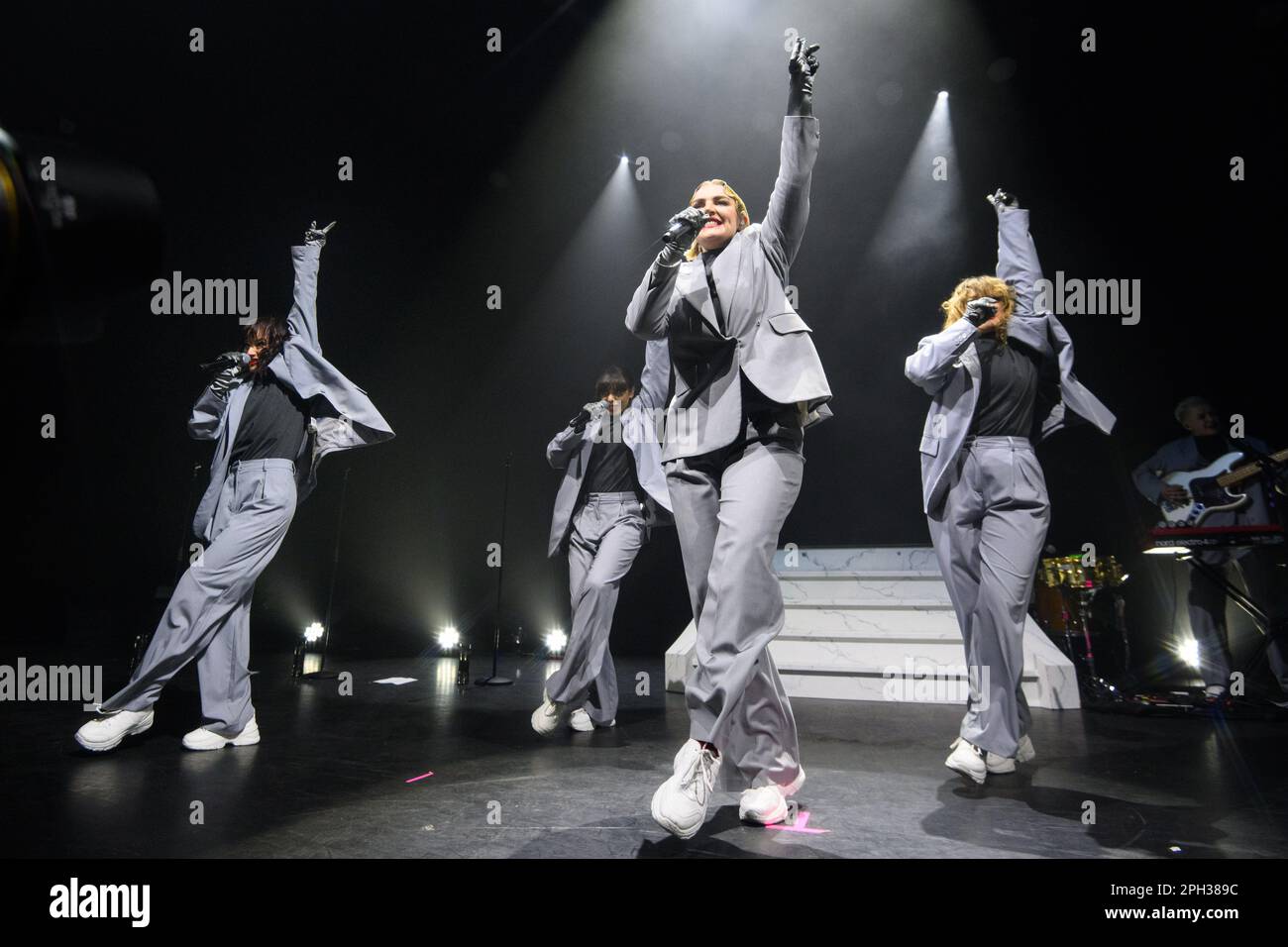 London, UK. 25th Mar, 2023. Self Esteem performing at the Hammersmith